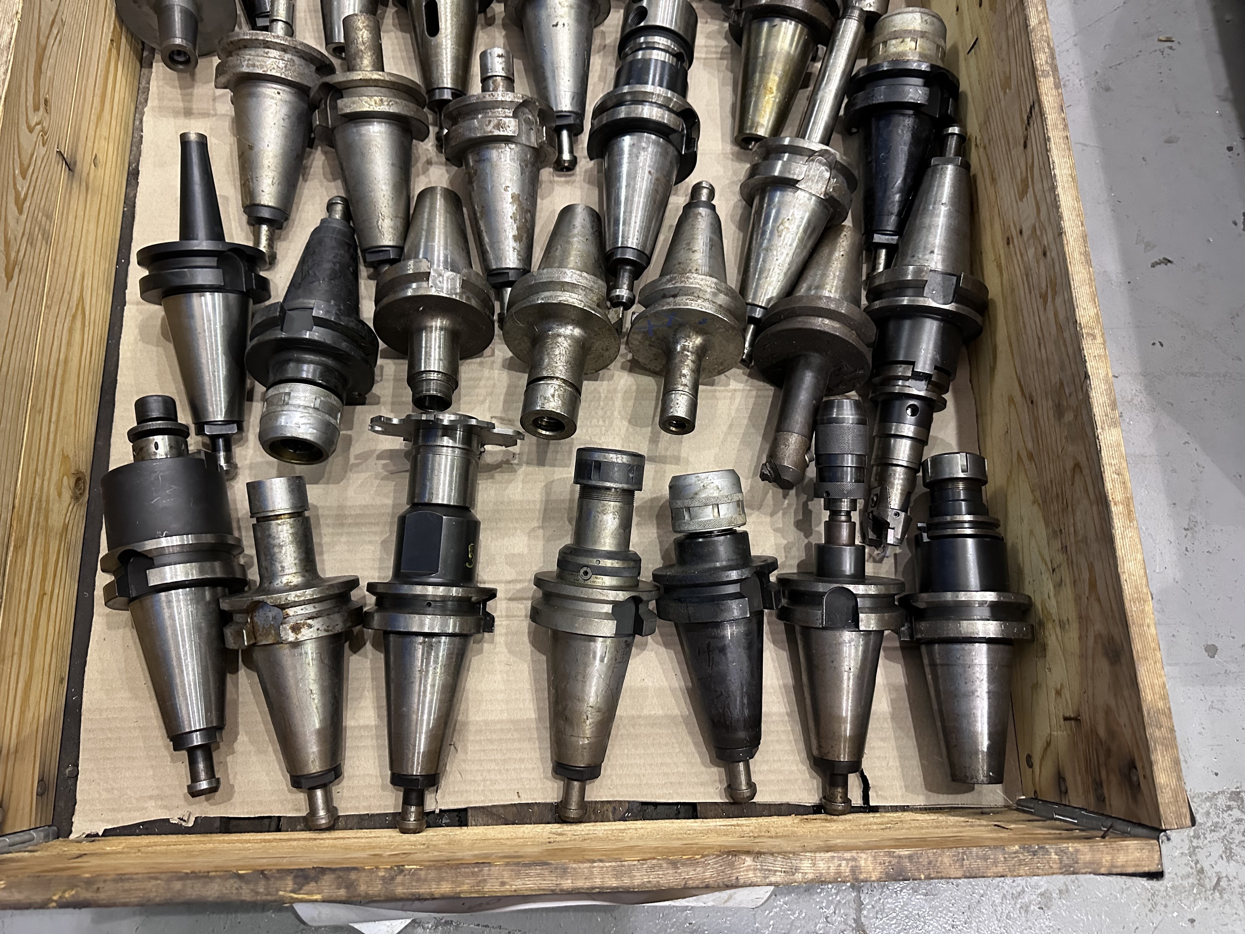 BT50 Spindle Tool Holders in Various Tool Holding Types