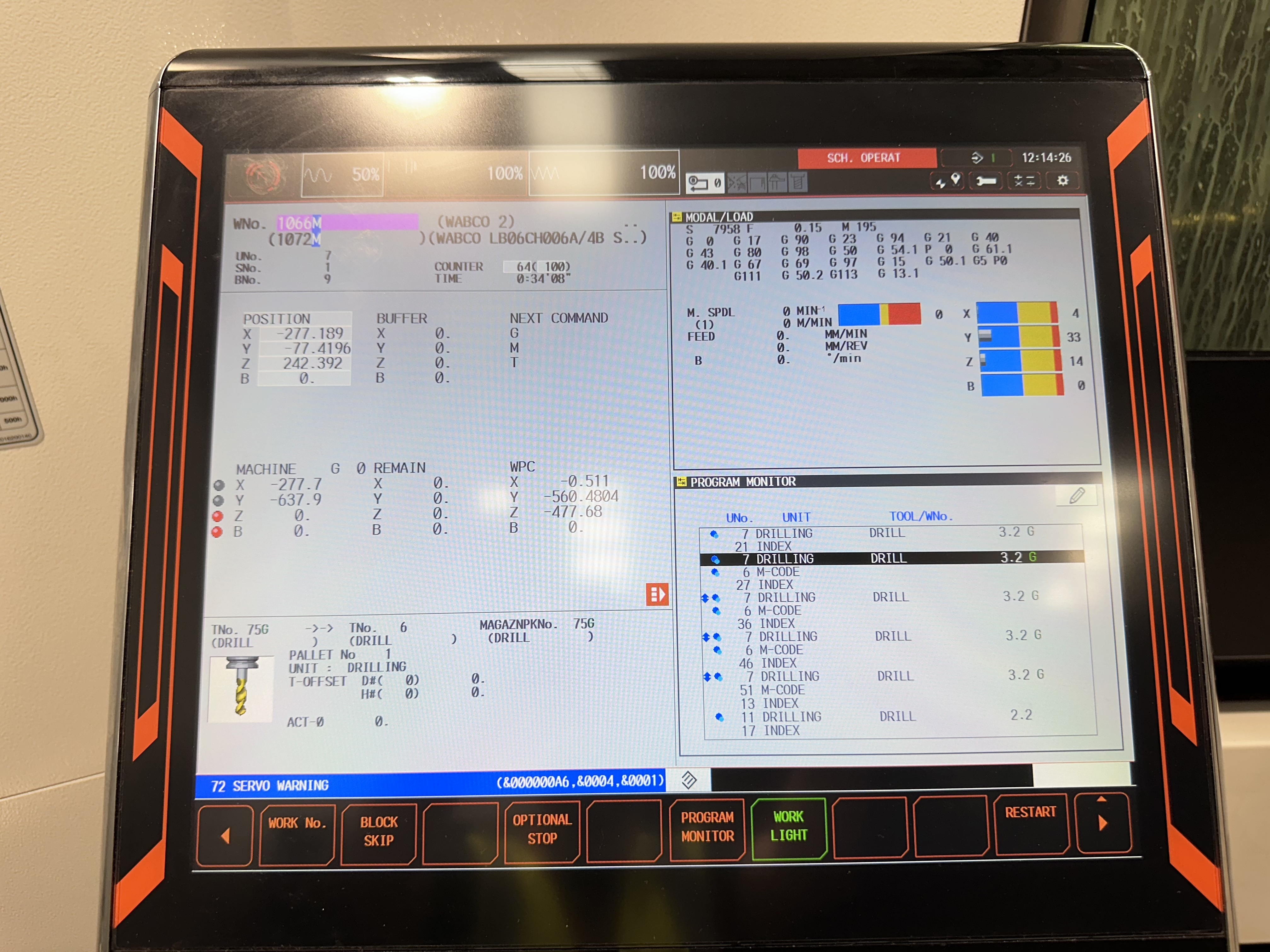 Mazak HCN - 4000 Machining Centre with Mazatrol Smooth G Control (04/2017)