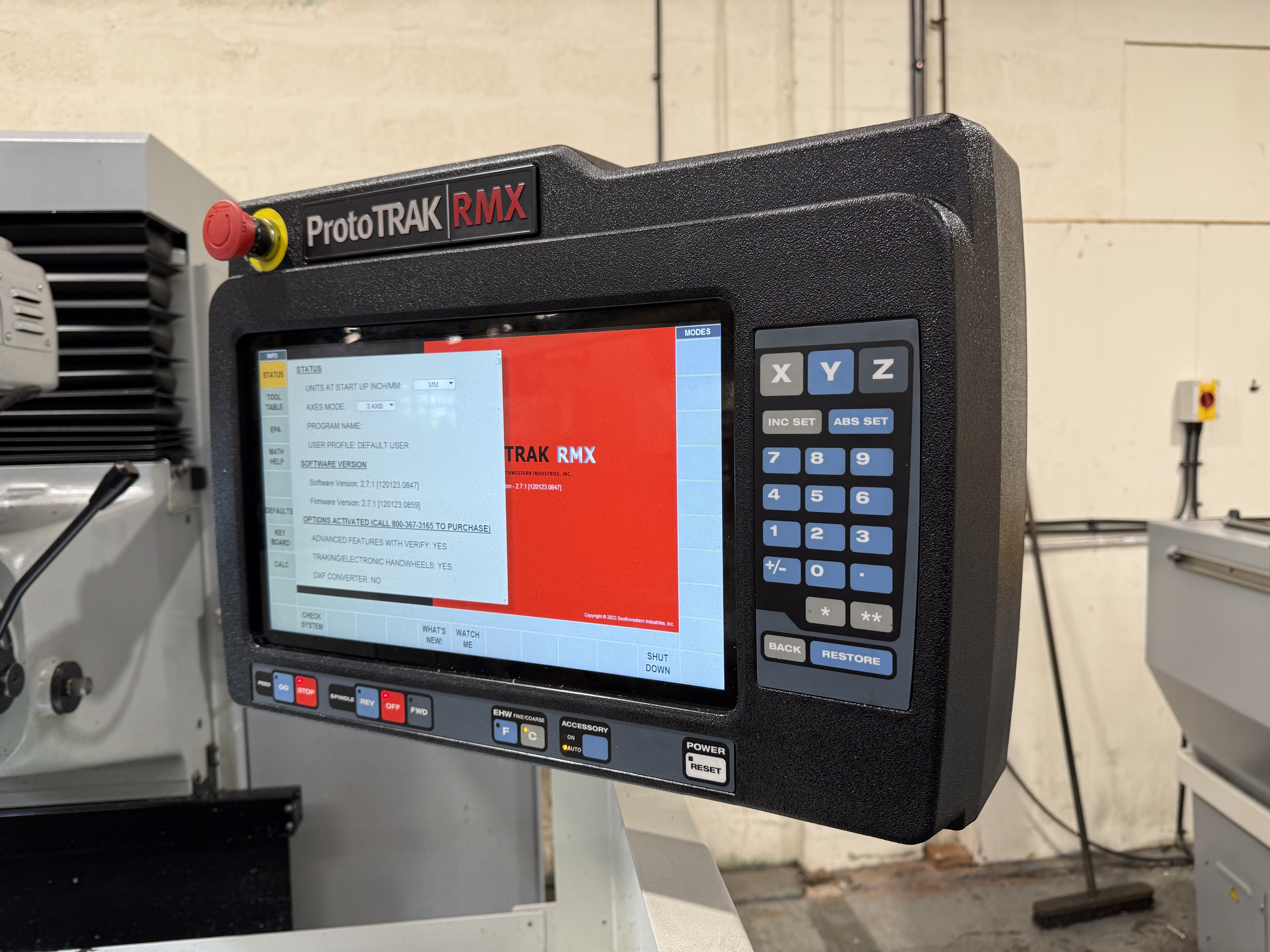 XYZ RMX4000 Bed Mill with Prototrak RMX Control (2024)