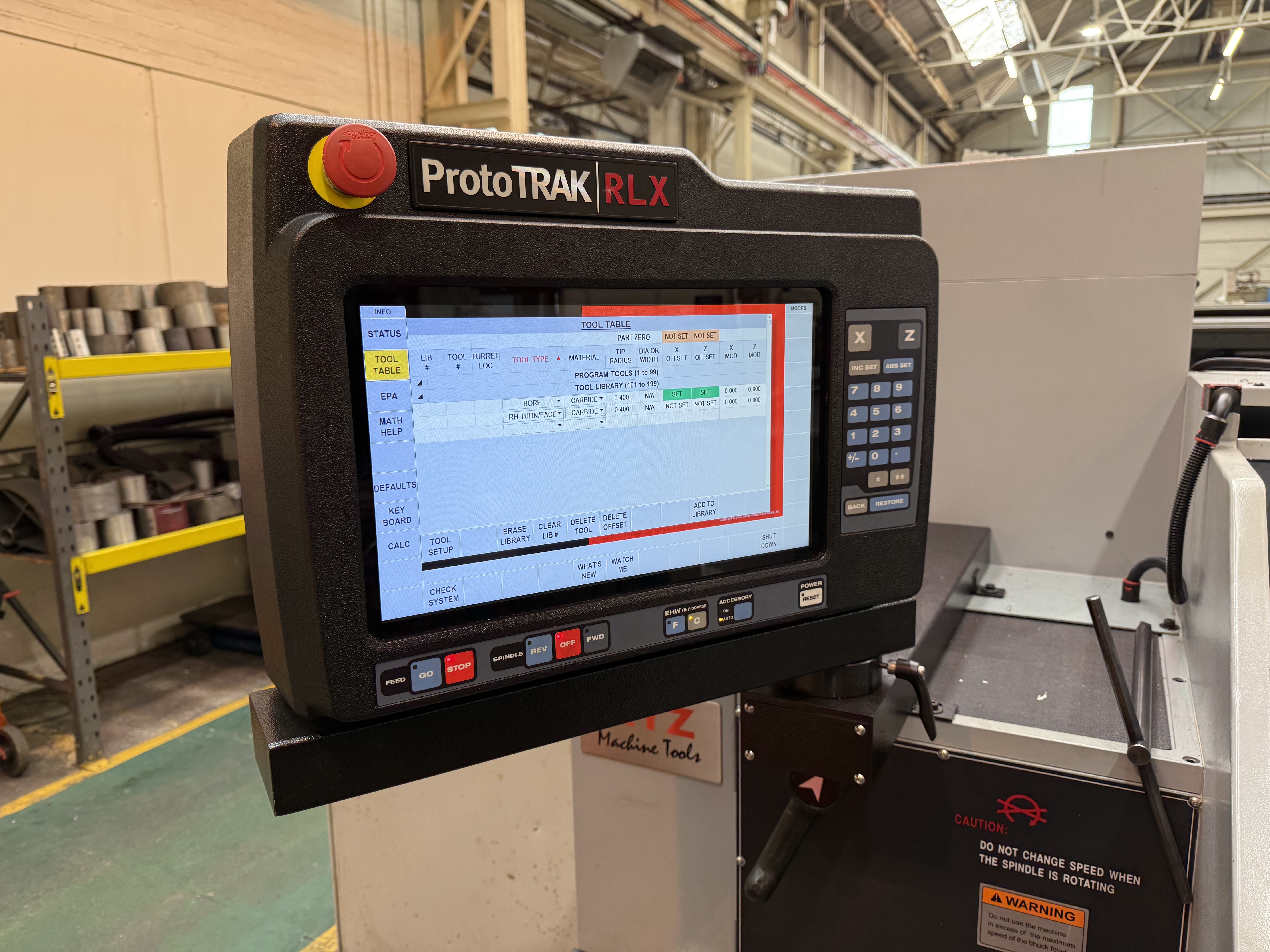 XYZ Proturn RLX425  x 1250mm Gap Bed Lathe with Prototrak RLX Control (2024)