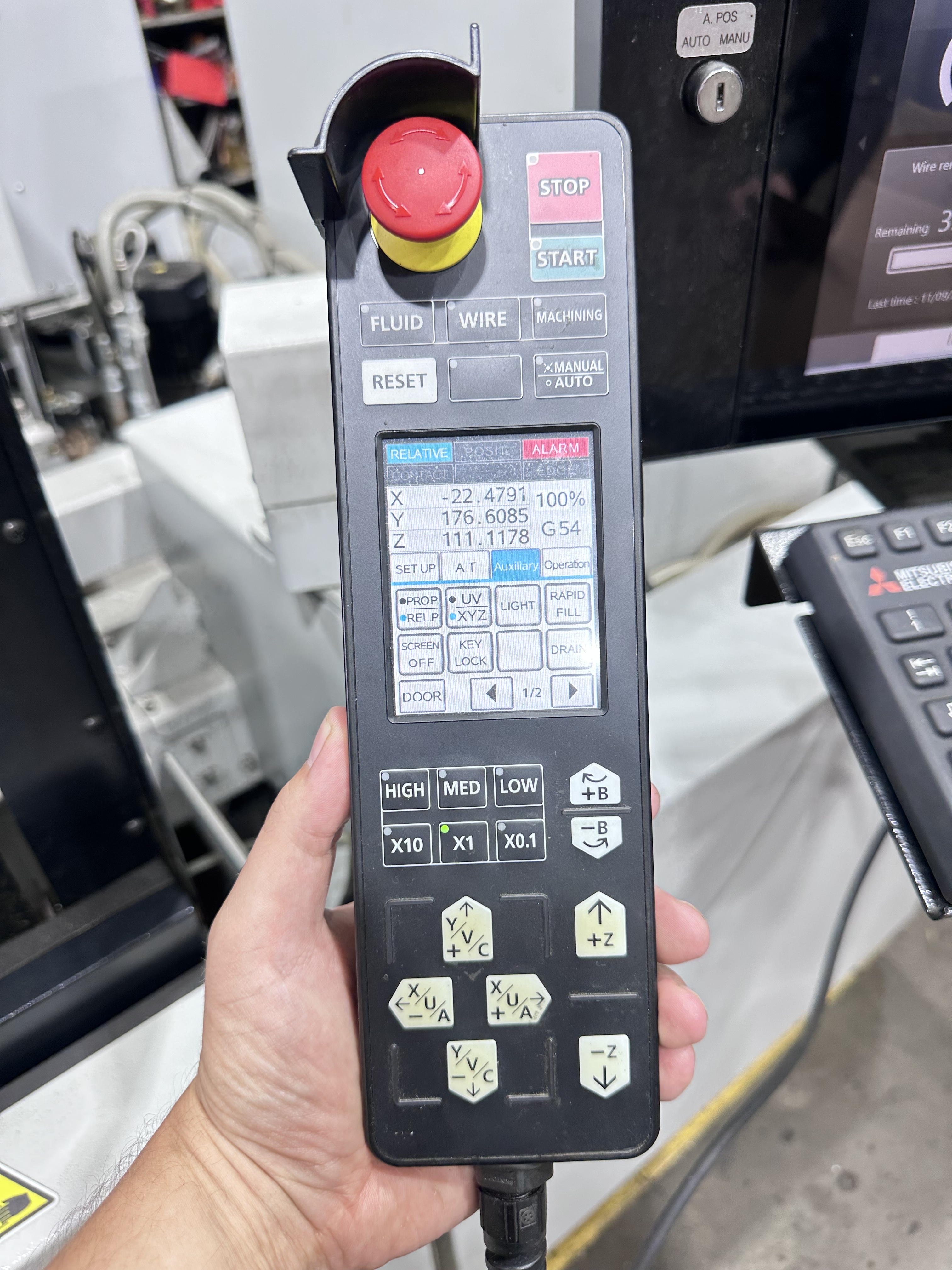 Mitsubishi MV2400R High-Precision Wire Electro-Discharge Machine. (2022)