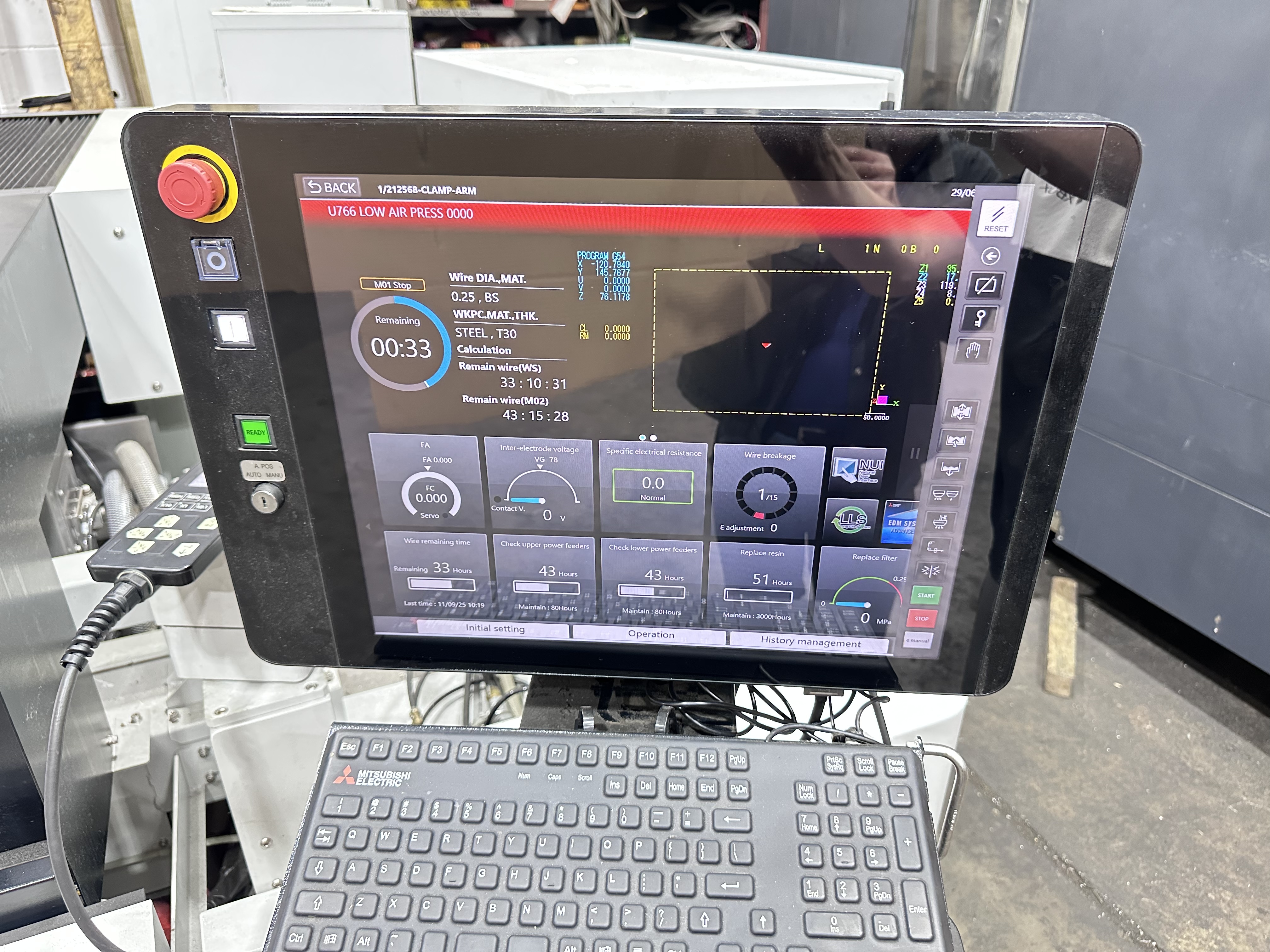 Mitsubishi MV2400R High-Precision Wire Electro-Discharge Machine. (2022)
