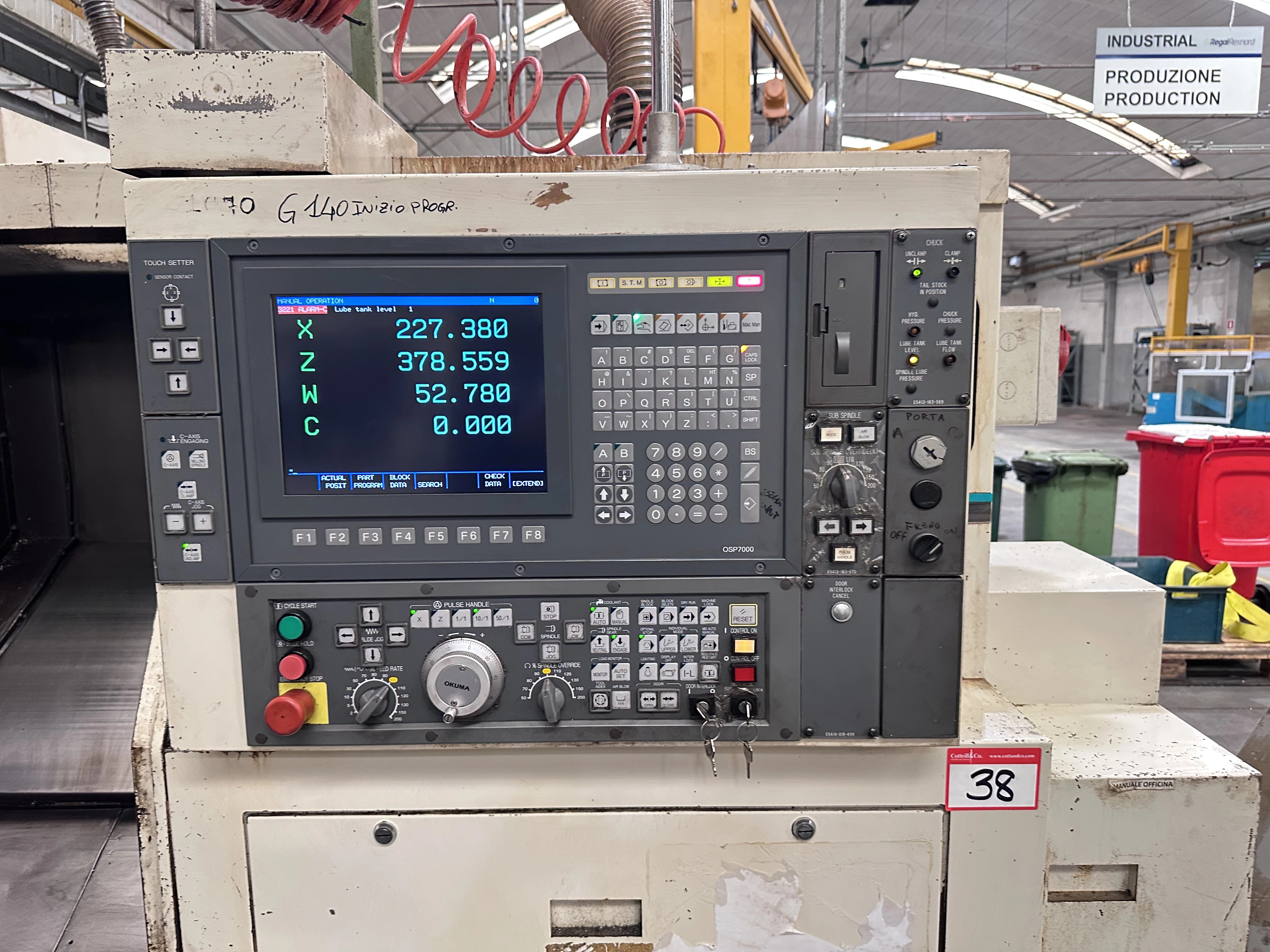 Okuma LB 15 IIMW Turning Centre with Okuma CNC Control