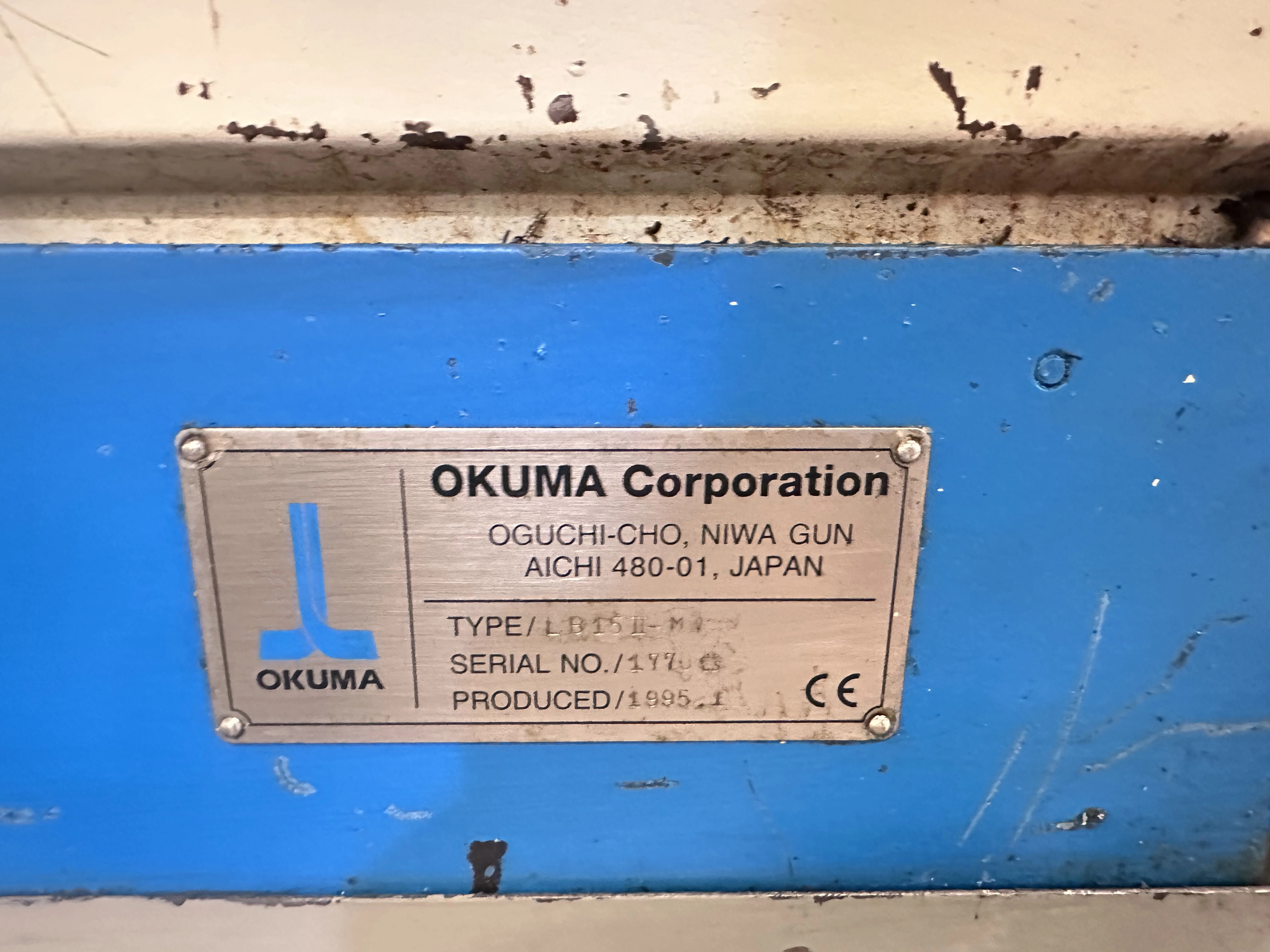 Okuma LB 15 IIMW Turning Centre with Okuma CNC Control
