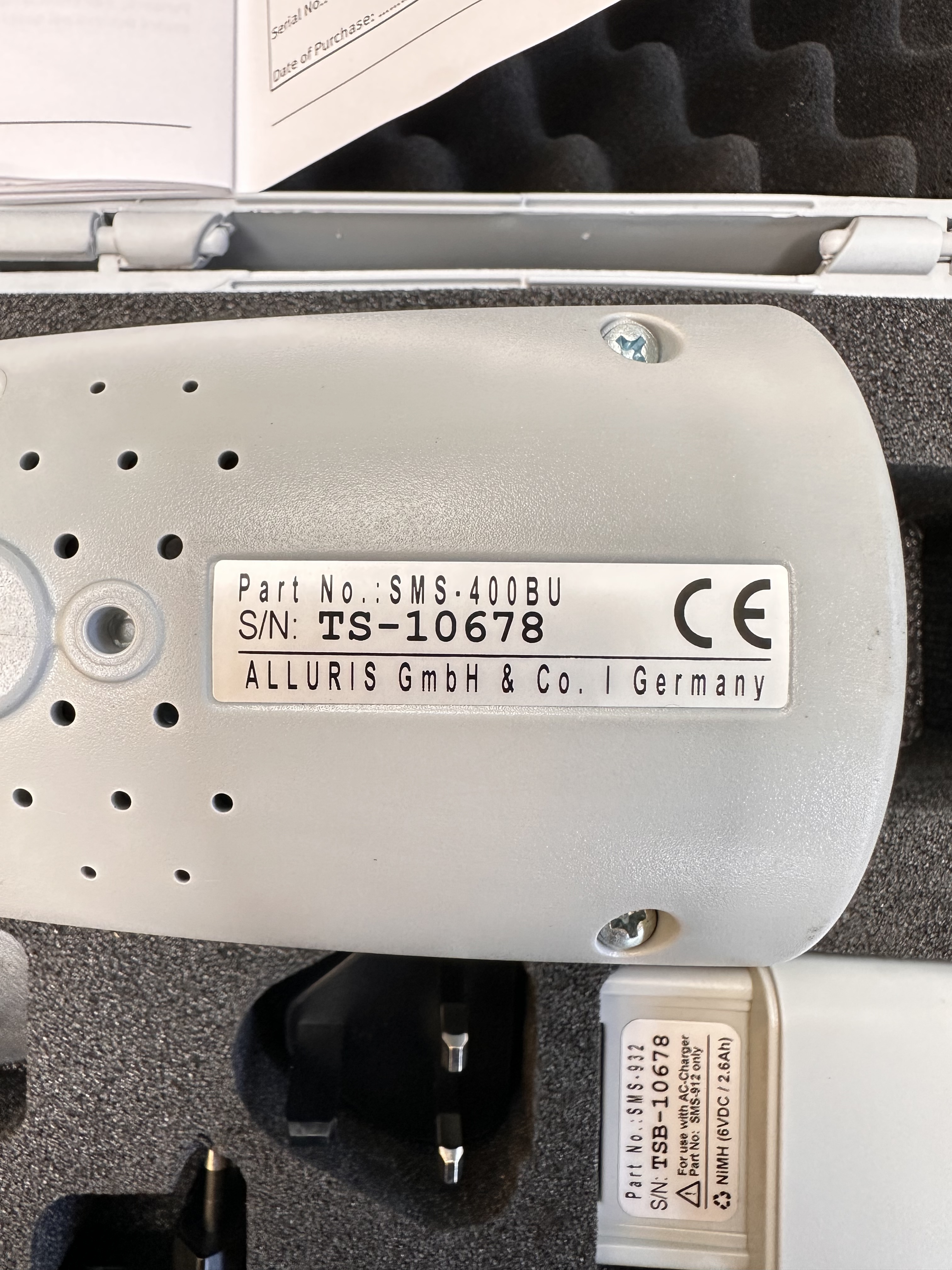 Alluris SMS-400 Strobovision, In Flight Case