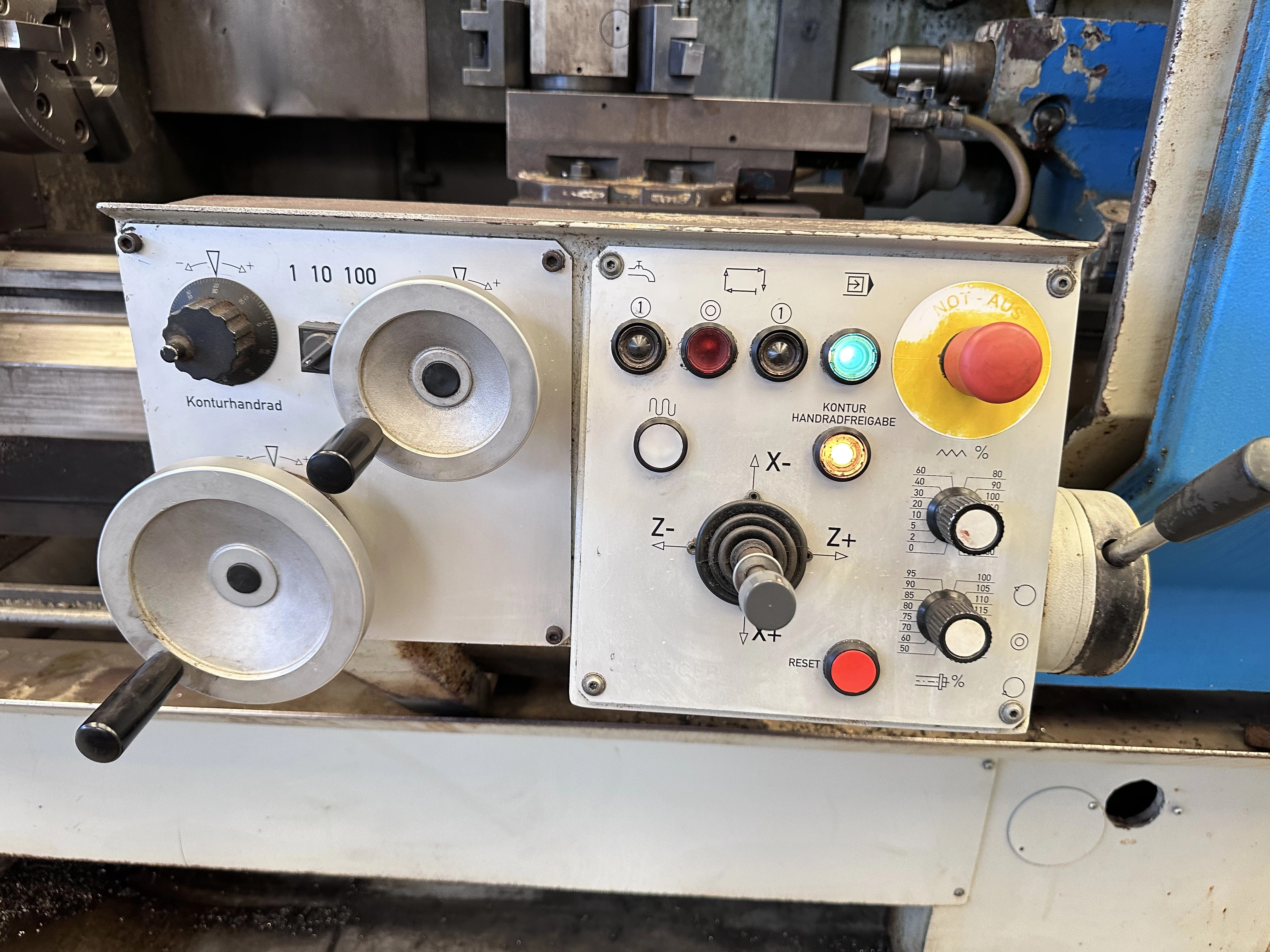 Seiger SLZ 500E NC Lathe with Siemens Sinumerik Control (2005)