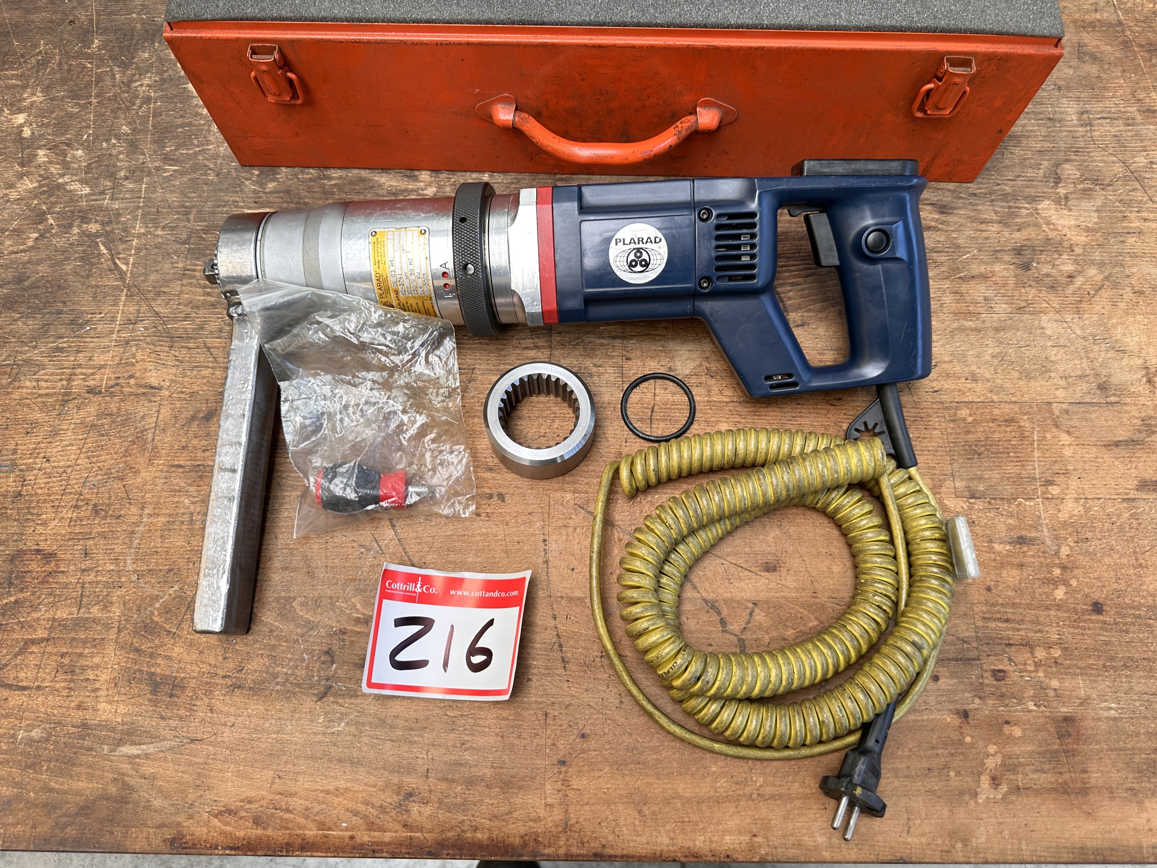 Plarad DE03AS Mechanical Screw Driver, Max Cap 300 N-m 1.4kw - 1/2 Drive, High & Low Speed (2005)