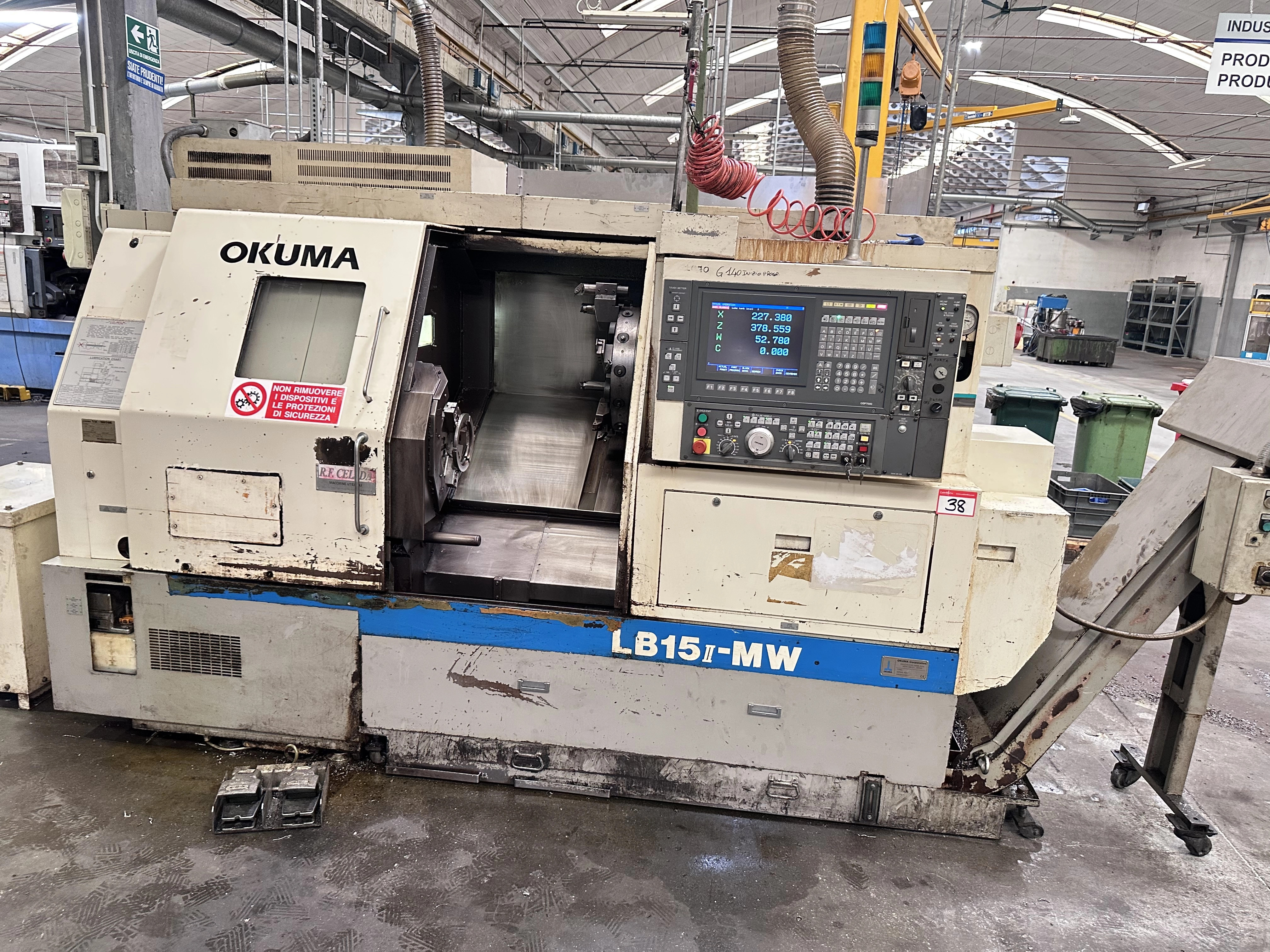Okuma LB 15 IIMW Turning Centre with Okuma CNC Control
