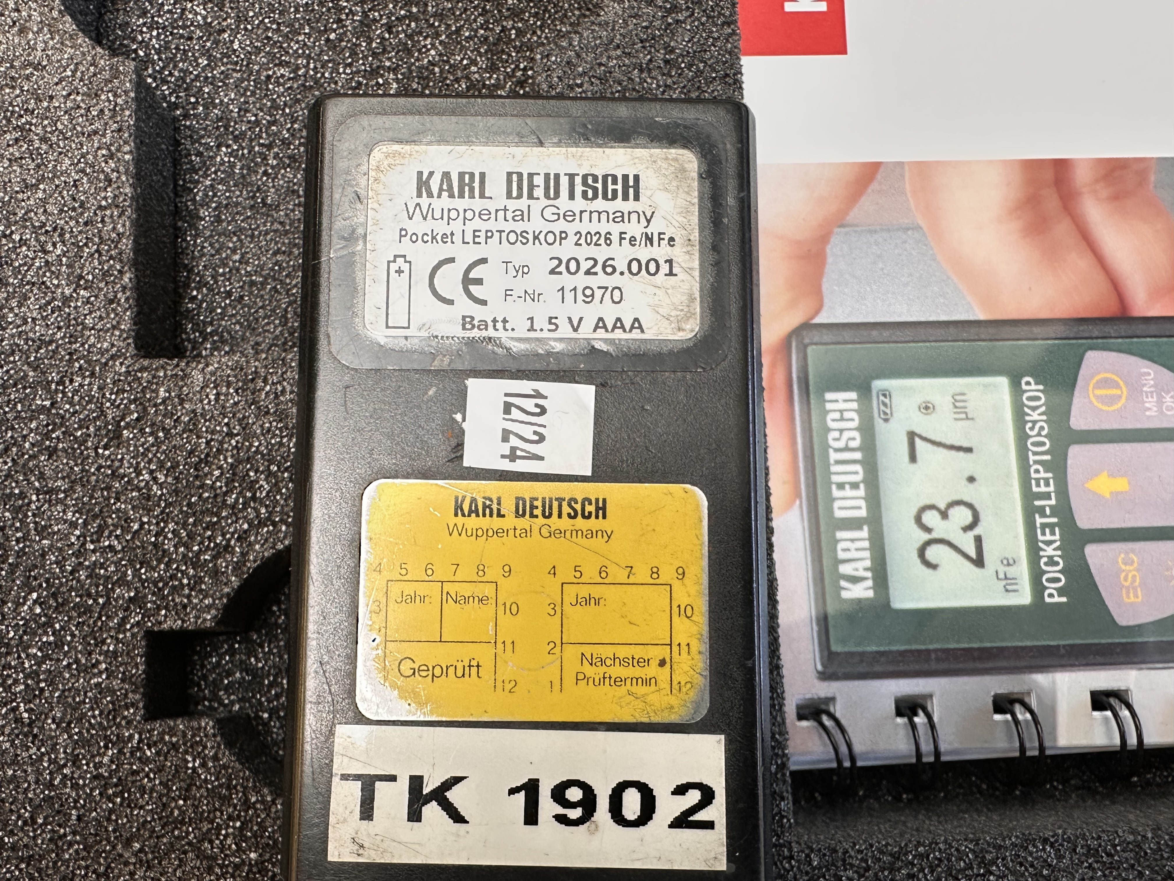 Digital Coating Thickness Gauges to include Karl Deutsch Pocket - Leptoskop  Elecometer 345 Gauge