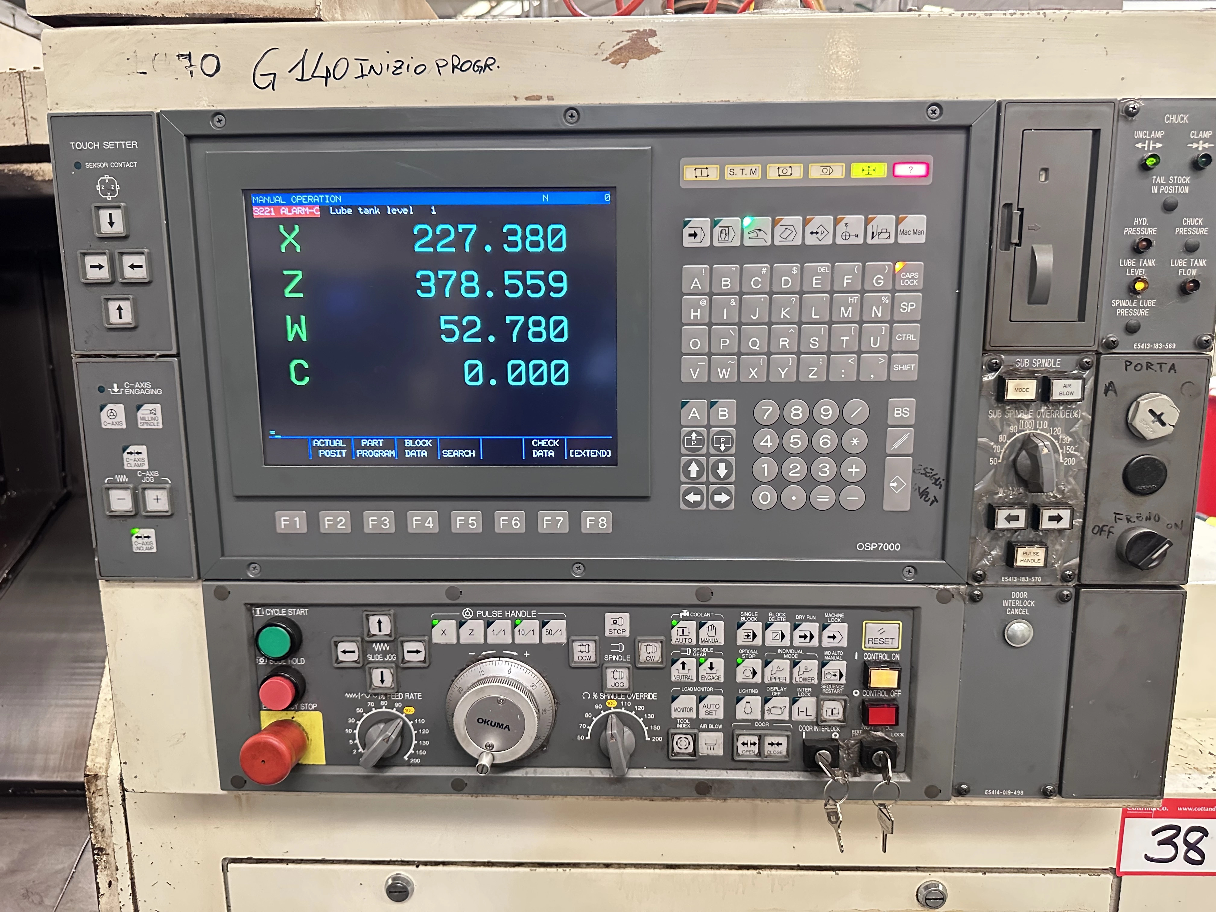 Okuma LB 15 IIMW Turning Centre with Okuma CNC Control