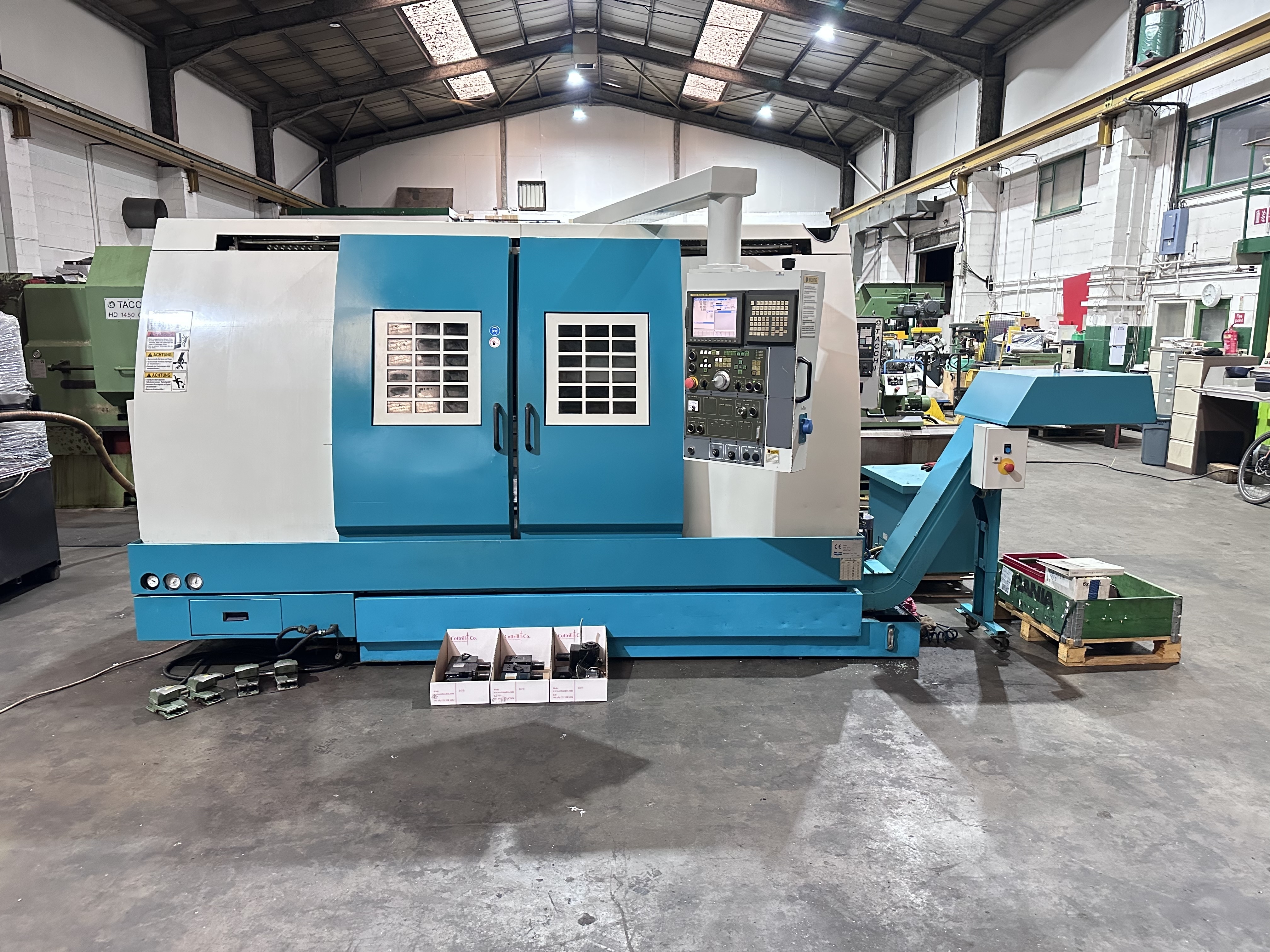 Doosan Mecatec S550LM Slant Bed CNC Lathe (2004)