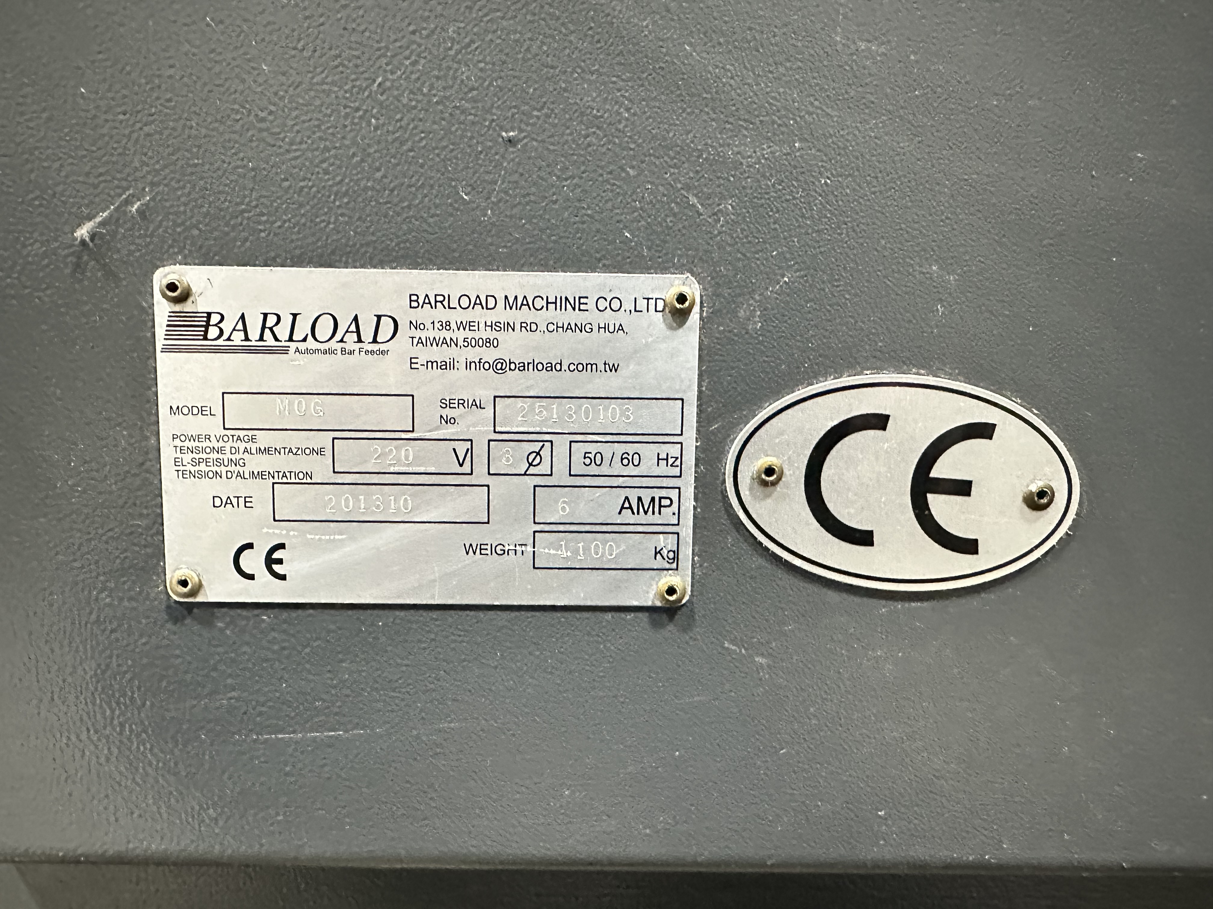 Dugard CY2 – 52MB Twin Spindle Double Y Axis CNC Lathe. (2015) 