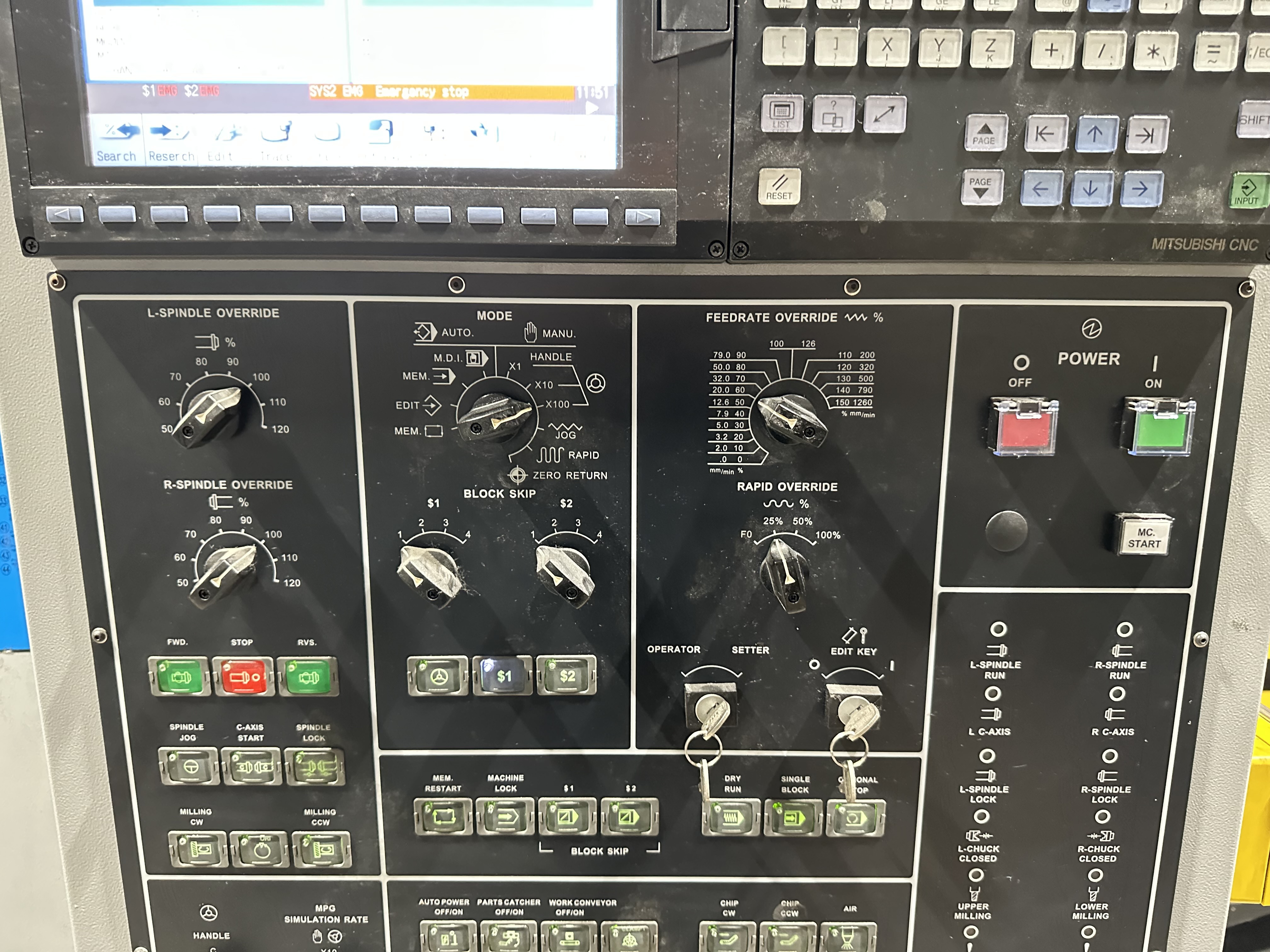 Dugard CY2 – 52MB Twin Spindle Double Y Axis CNC Lathe. (2015) 