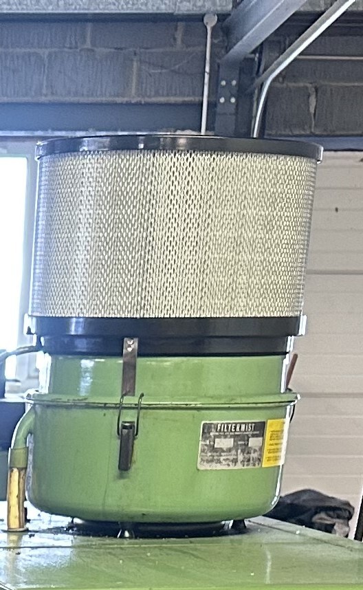 Filtermist F7 Oil Mist Filter Extractor suitable for Hardinge Conquest GT Super Precision CNC Platten Lathe
