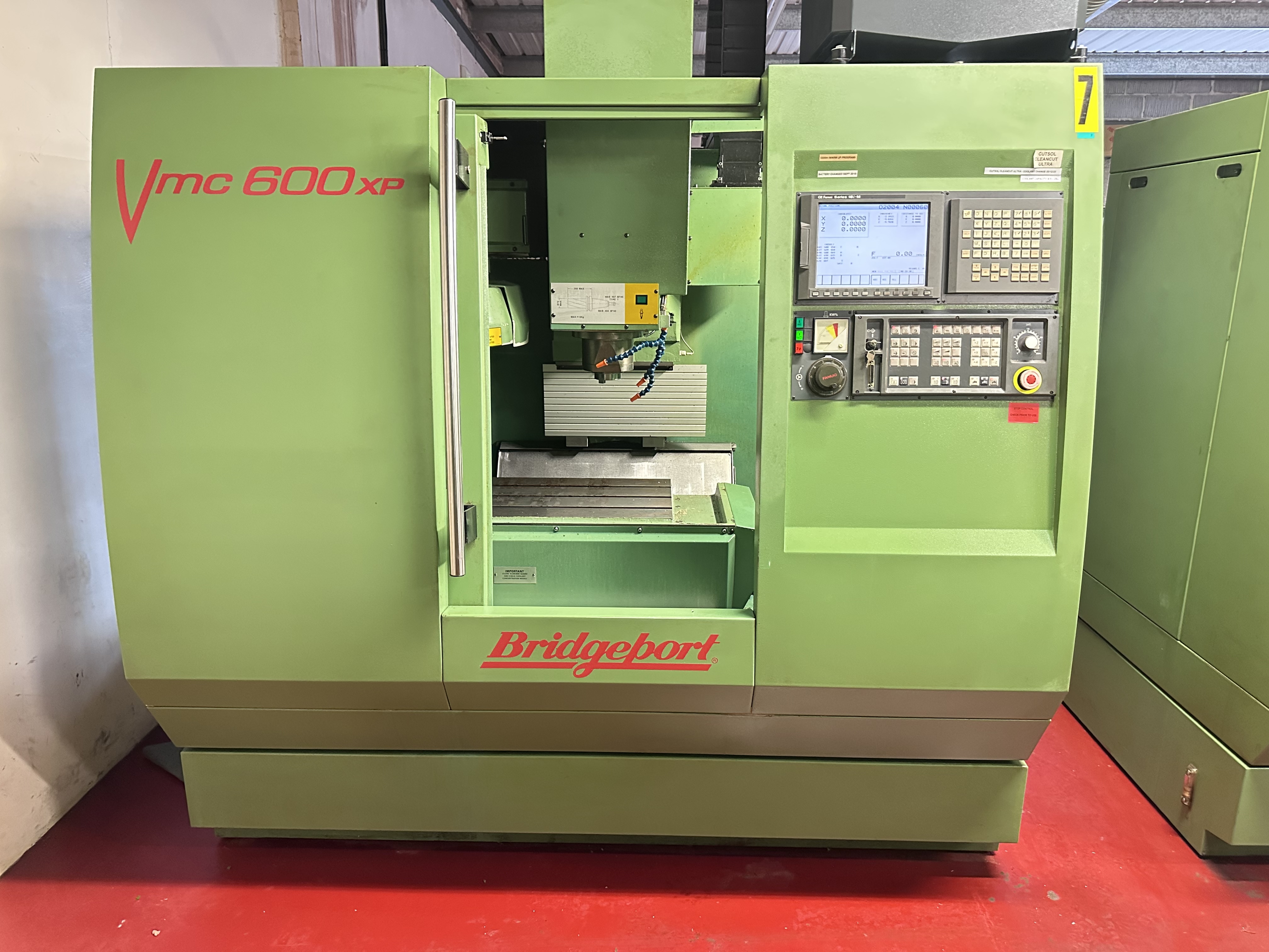Bridgeport VMC 600 XP Vertical Machining Centre (2002)