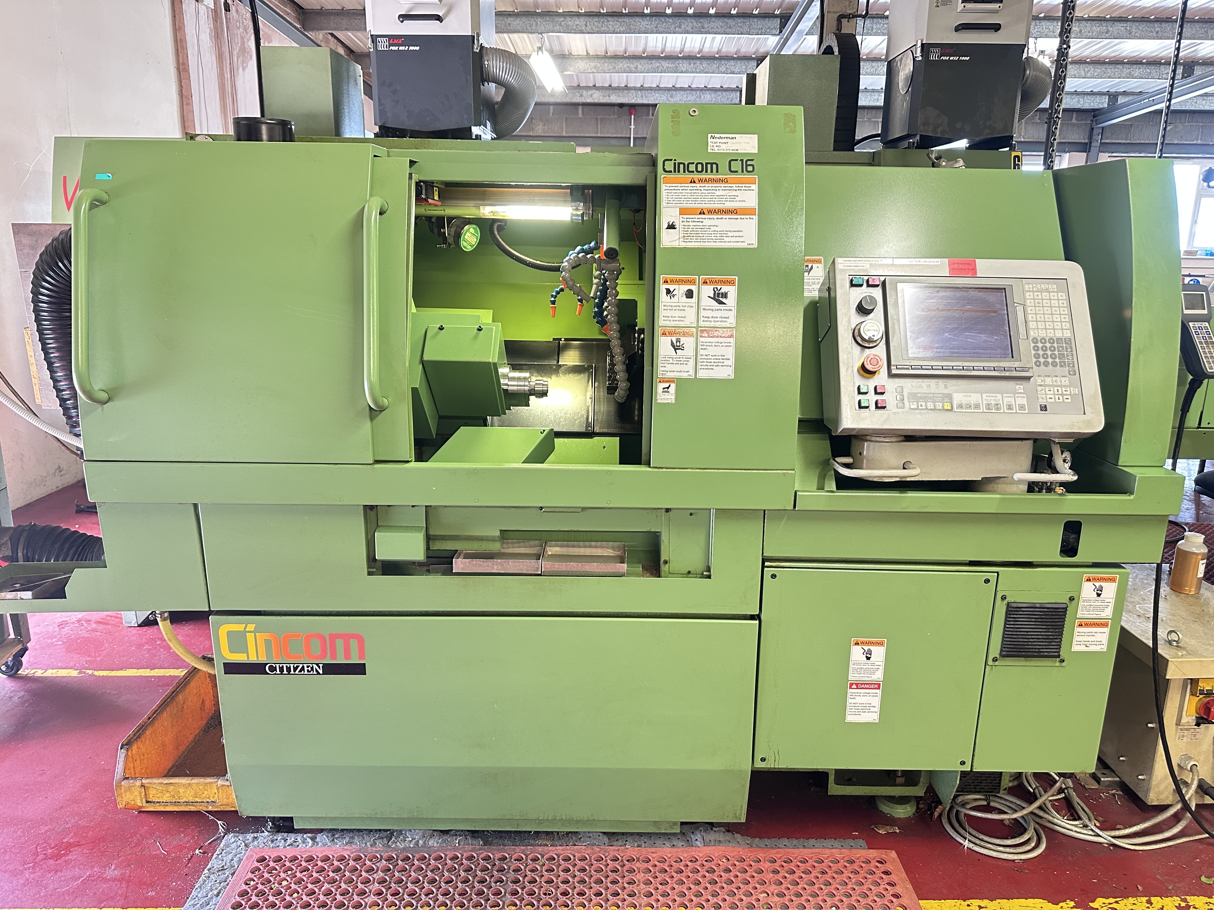 Citizen Cincom C16 VT Sliding Head CNC Lathe (2004)