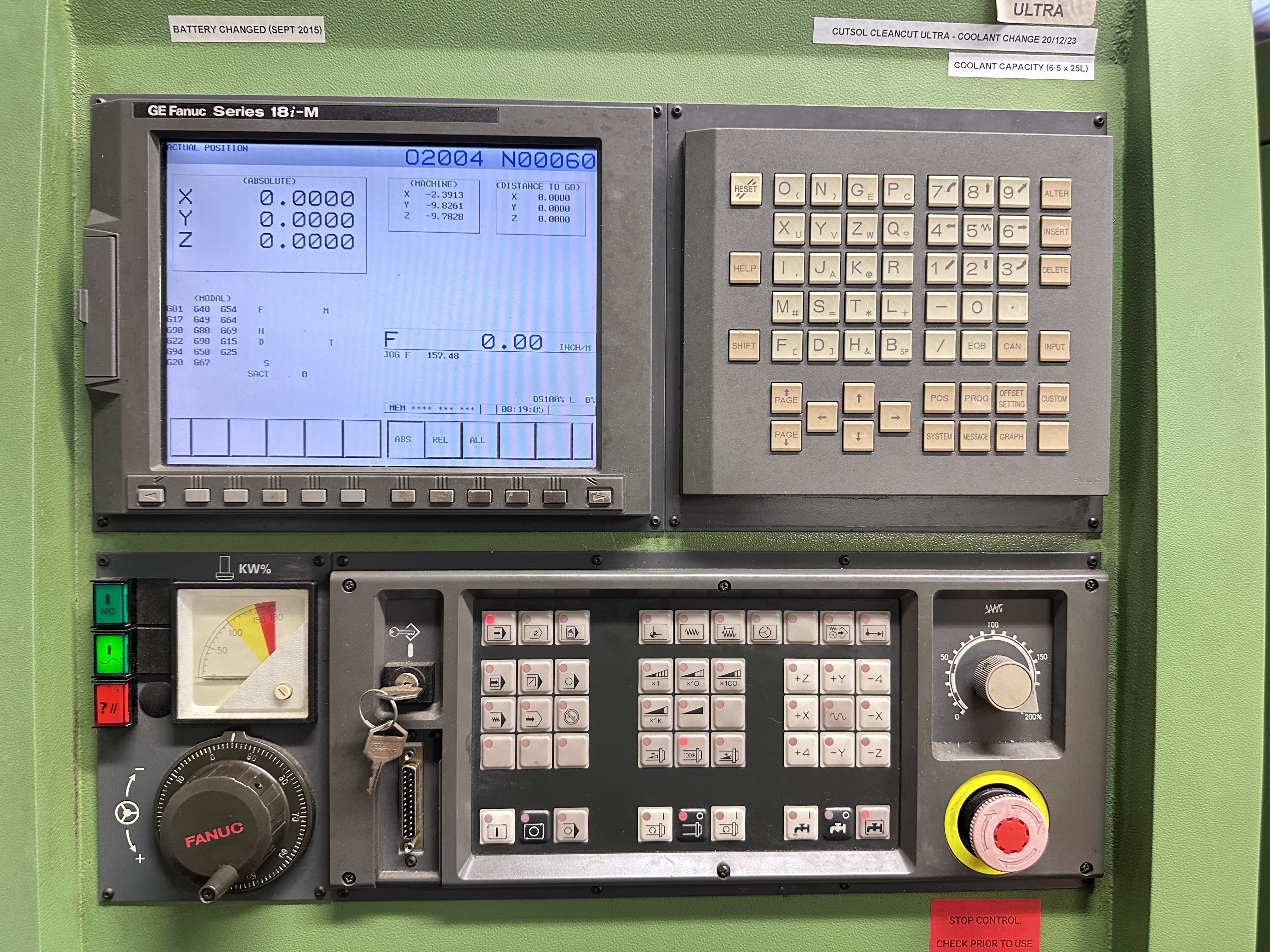 Bridgeport VMC 600 XP Vertical Machining Centre (2002)