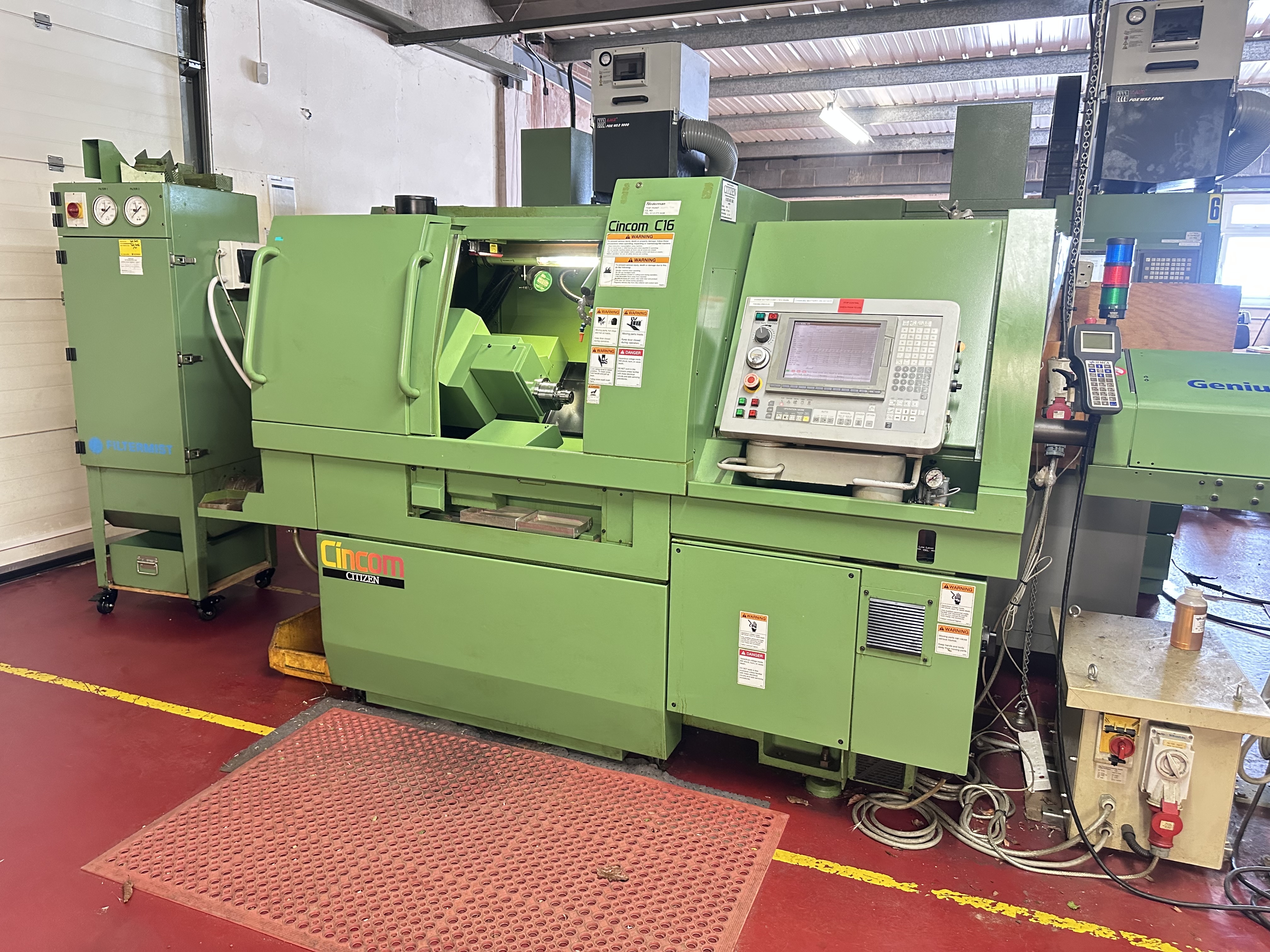 Citizen Cincom C16 VT Sliding Head CNC Lathe (2004)