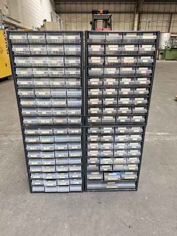 Selection of HSS Drills & Taps in Multi Draw Cabinets 