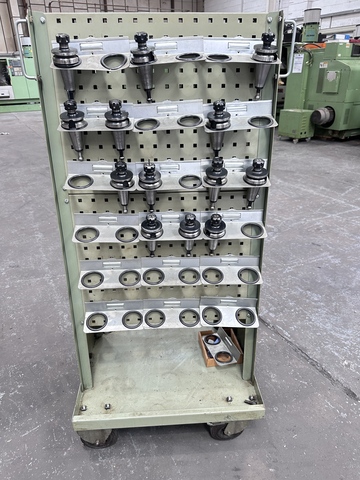 BT40 Spindle Tooling in Mobile Storage Trolley