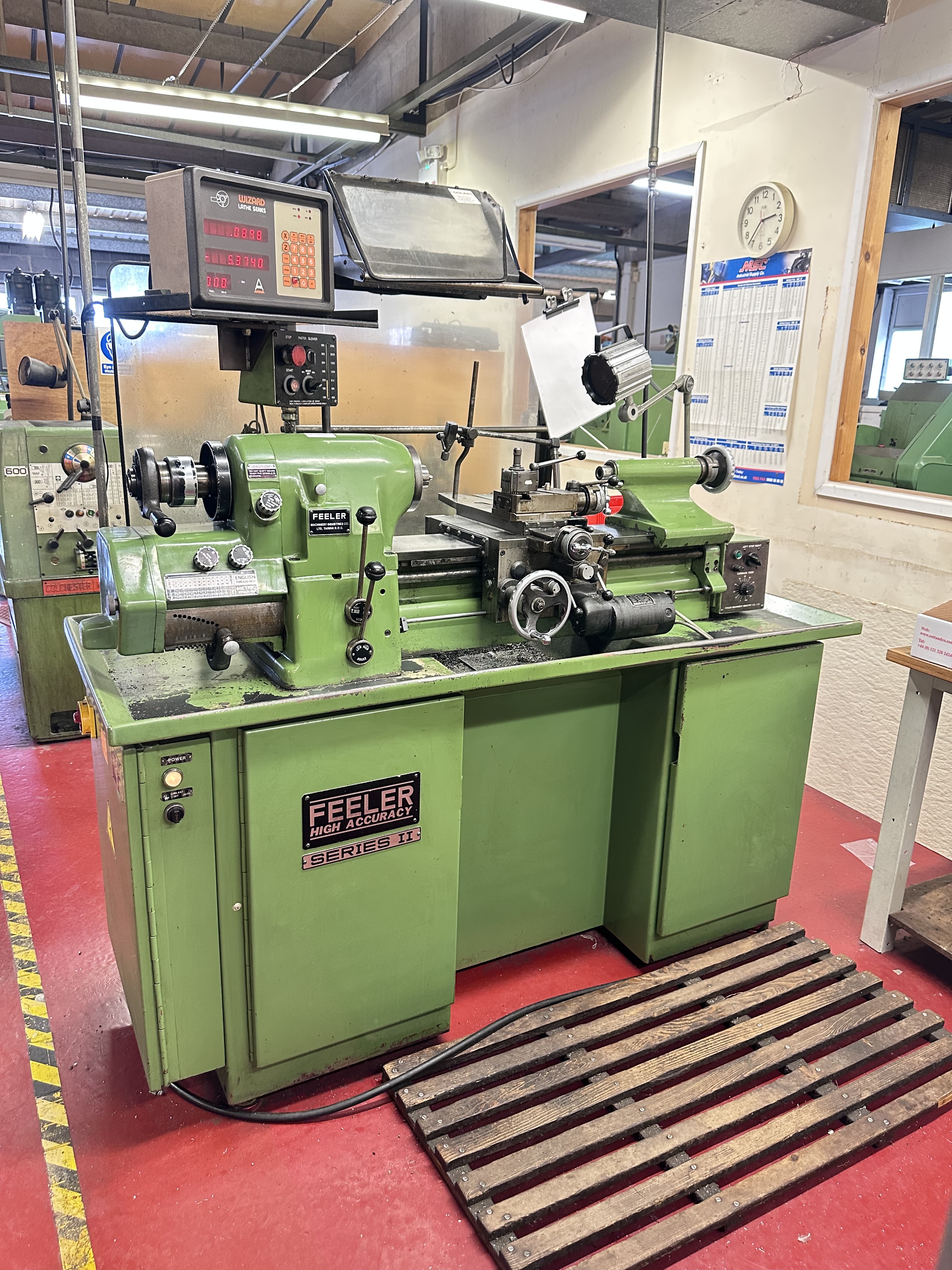 Feeler Series II High Accuracy Lathe, Model FTL - 618E1 (1987)