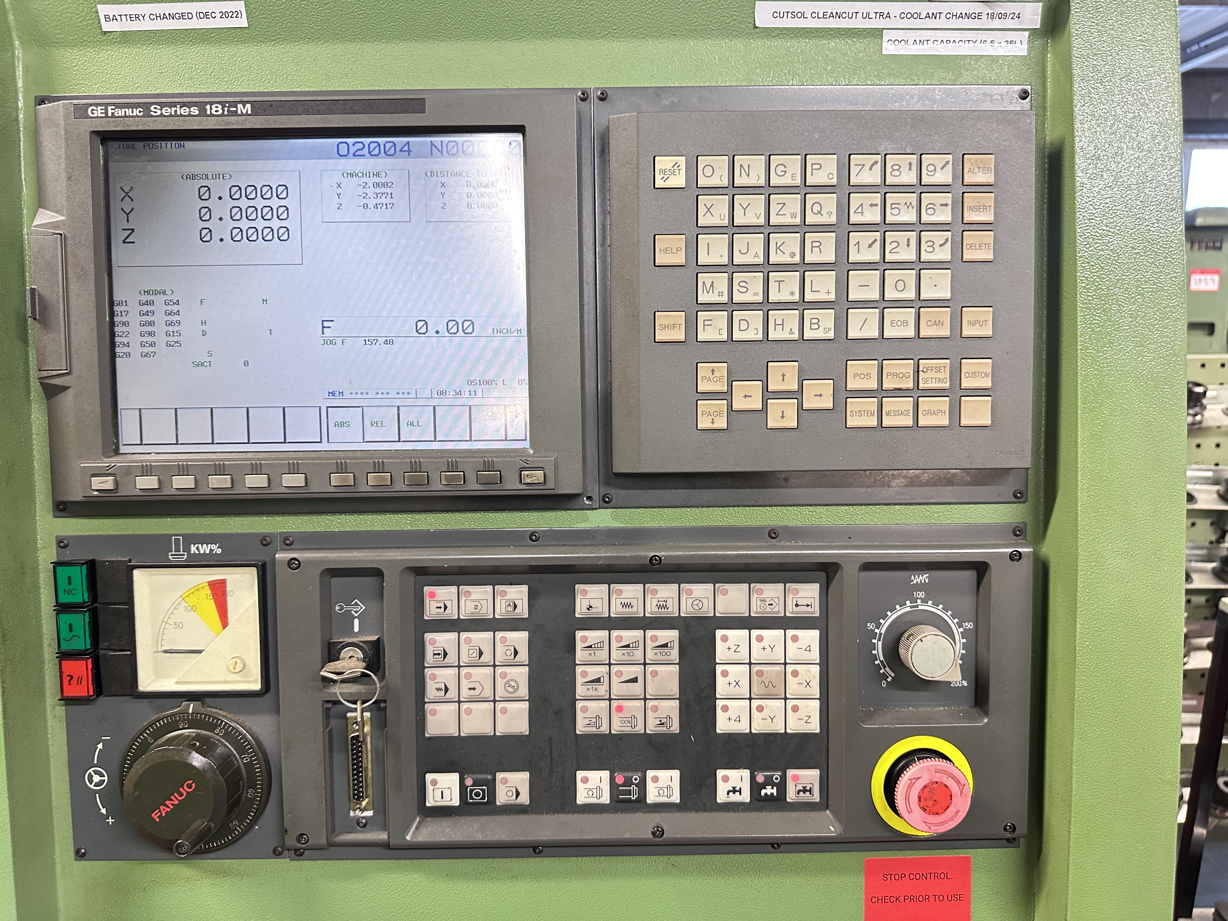 Bridgeport VMC 600 XP Vertical Machining Centre (2002)