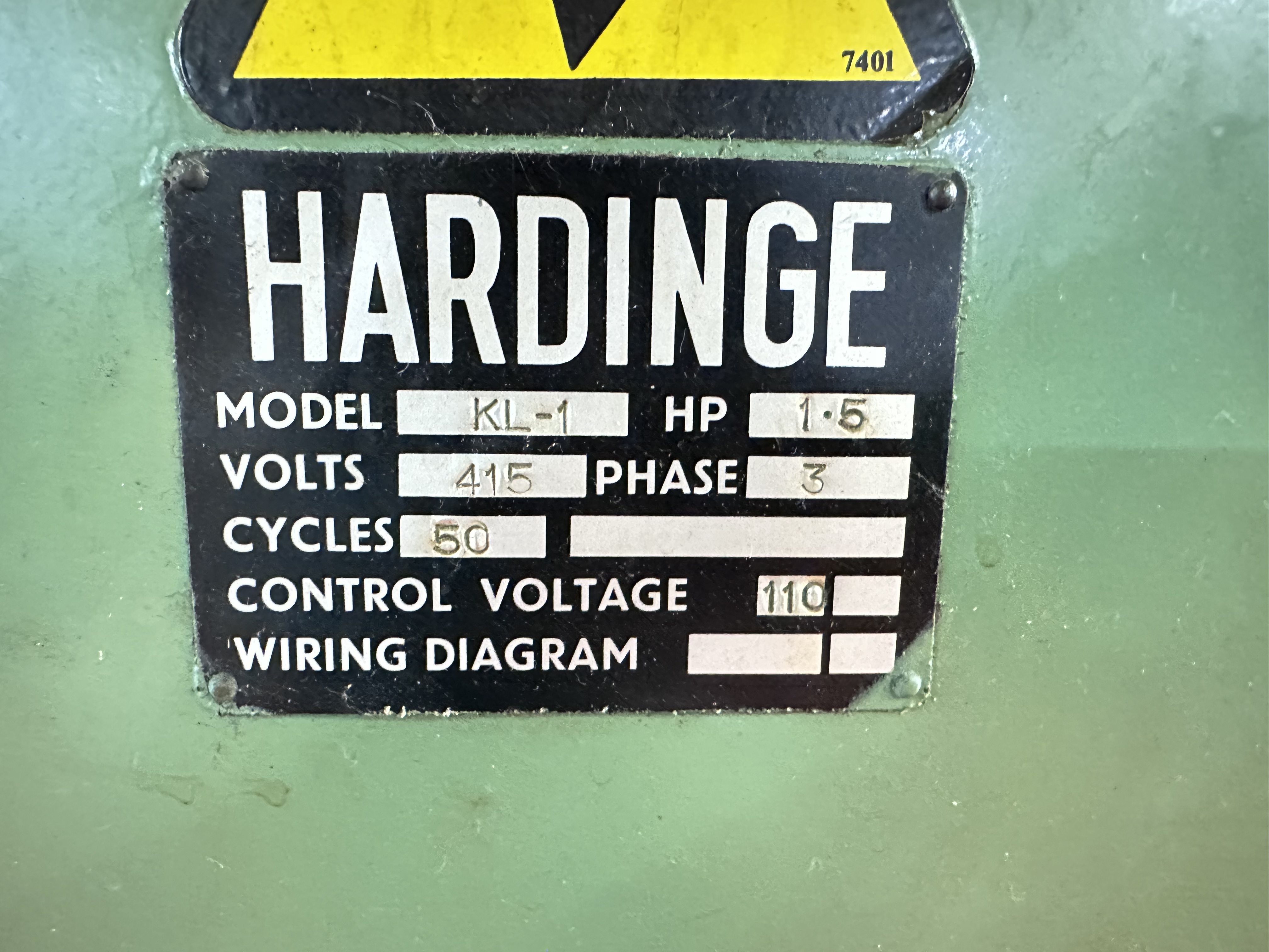Hardinge KL-1 Super Precision Lathe 