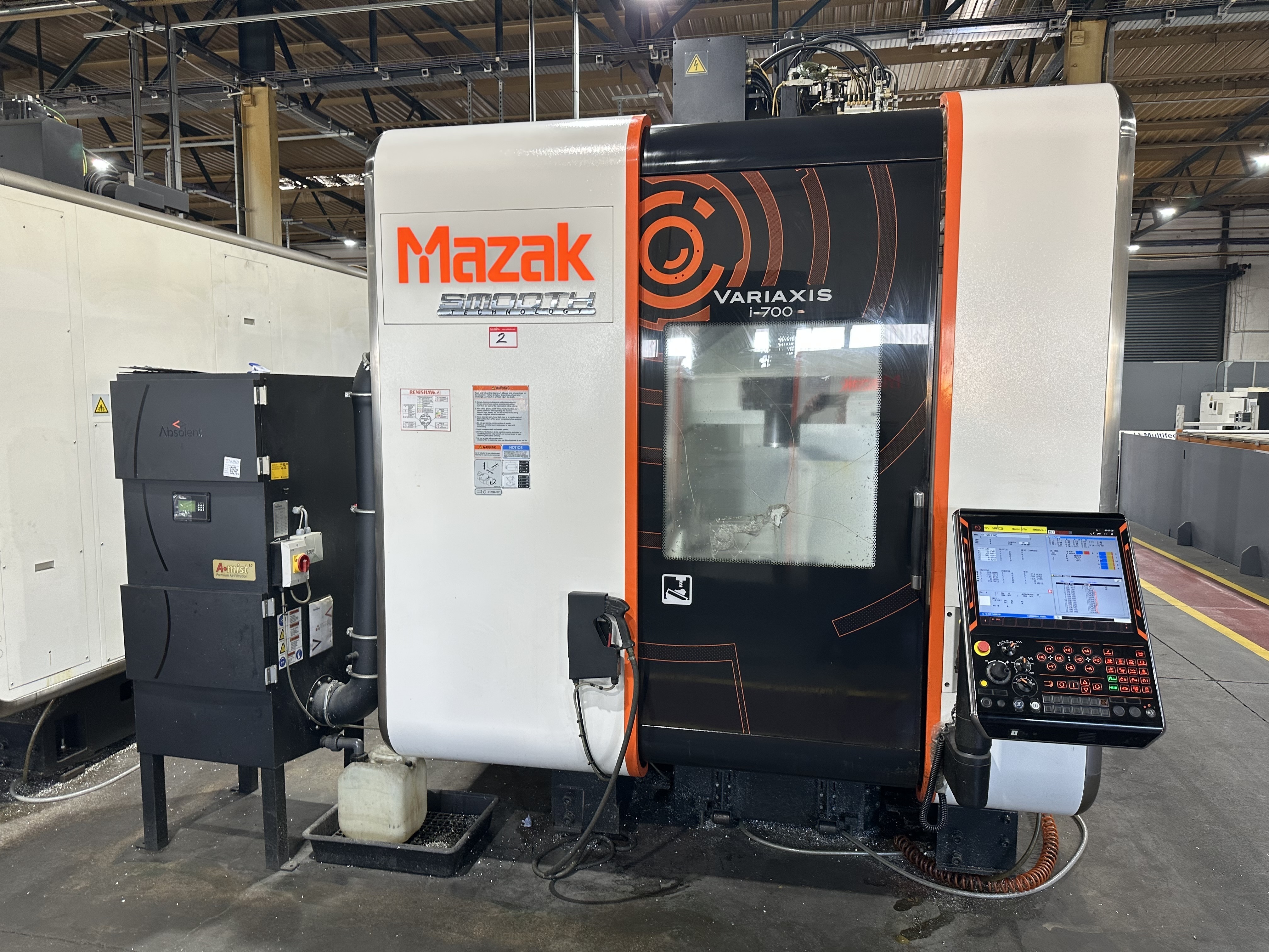 Mazak Variaxis i-700 5 Axis CNC Machining Centre. (2016)