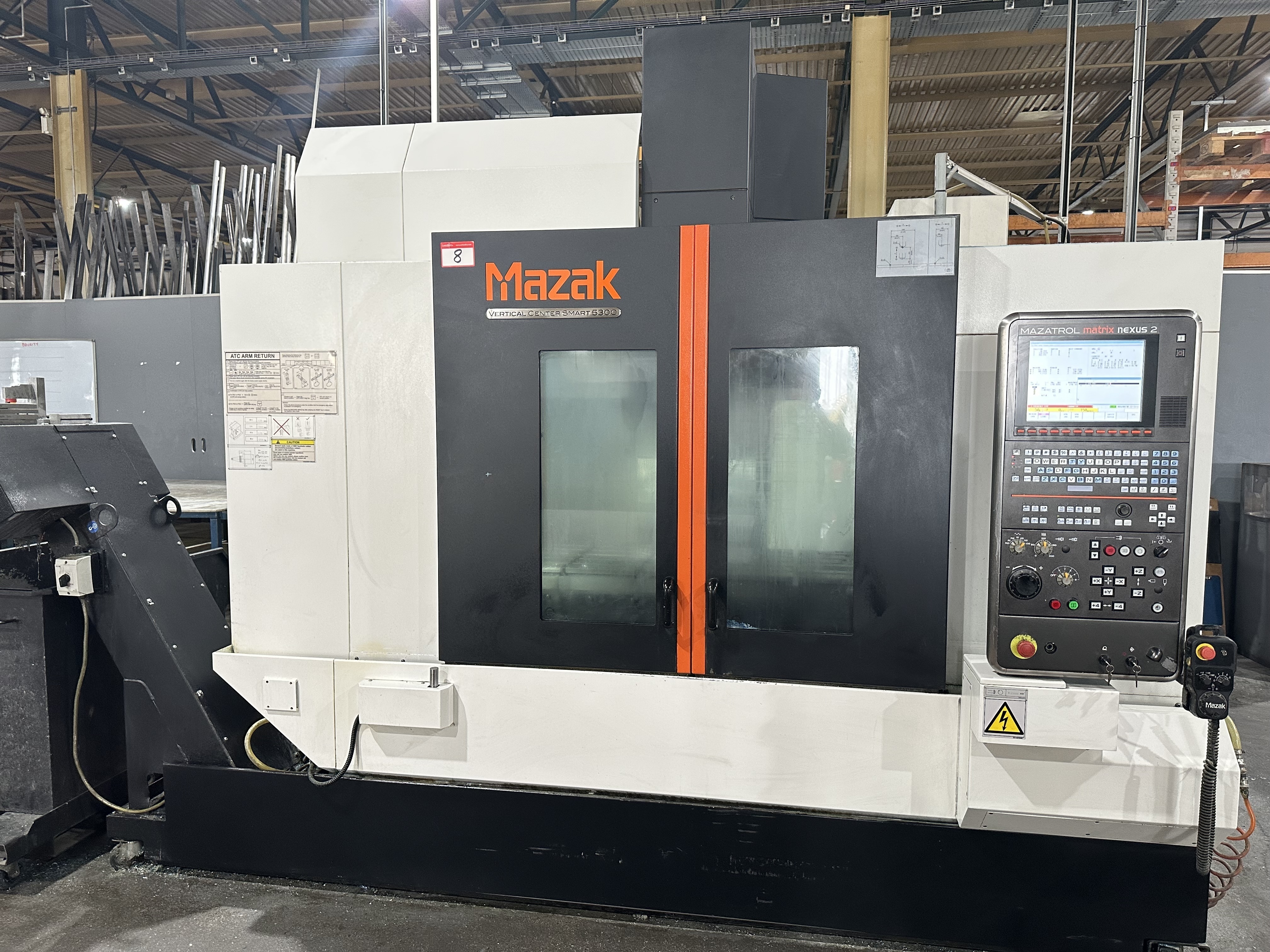 Mazak Vertical Centre Smart 530C Machining Centre. (2016)