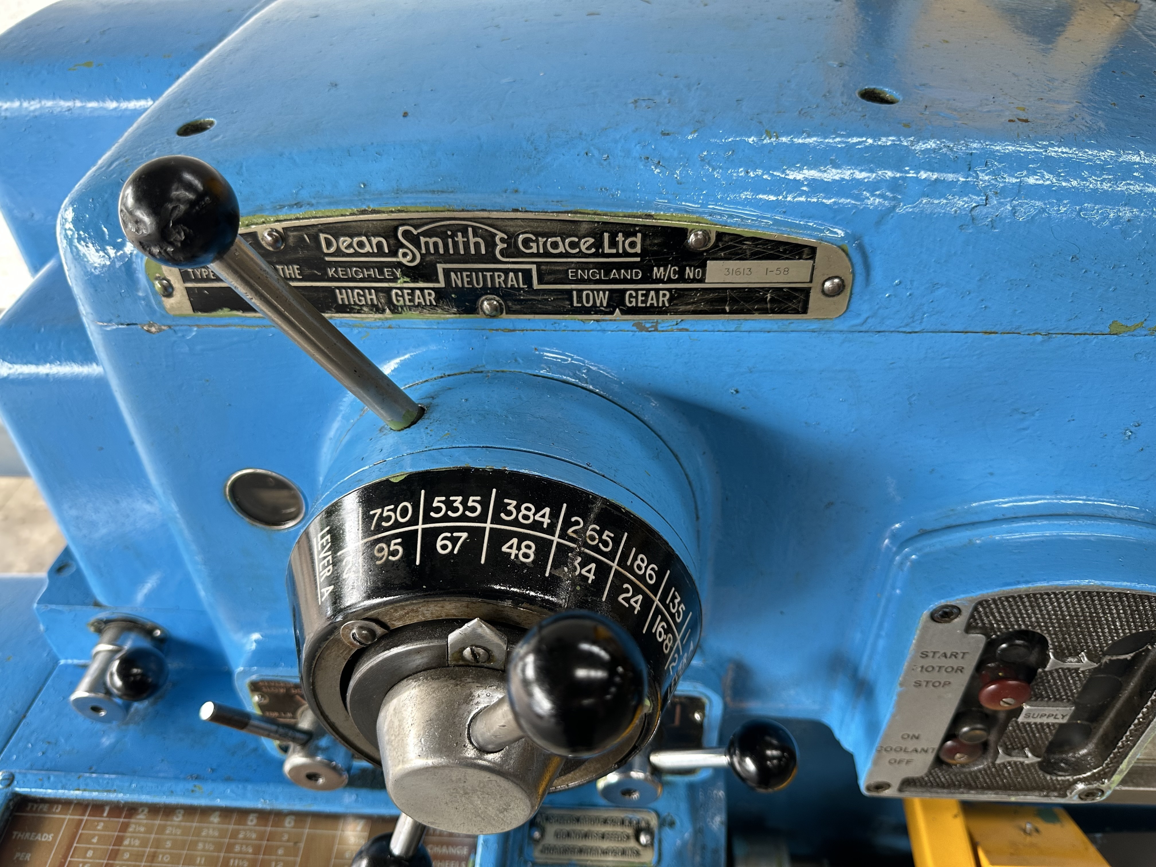 Dean Smith & Grace Type 13 - 1SB Lathe