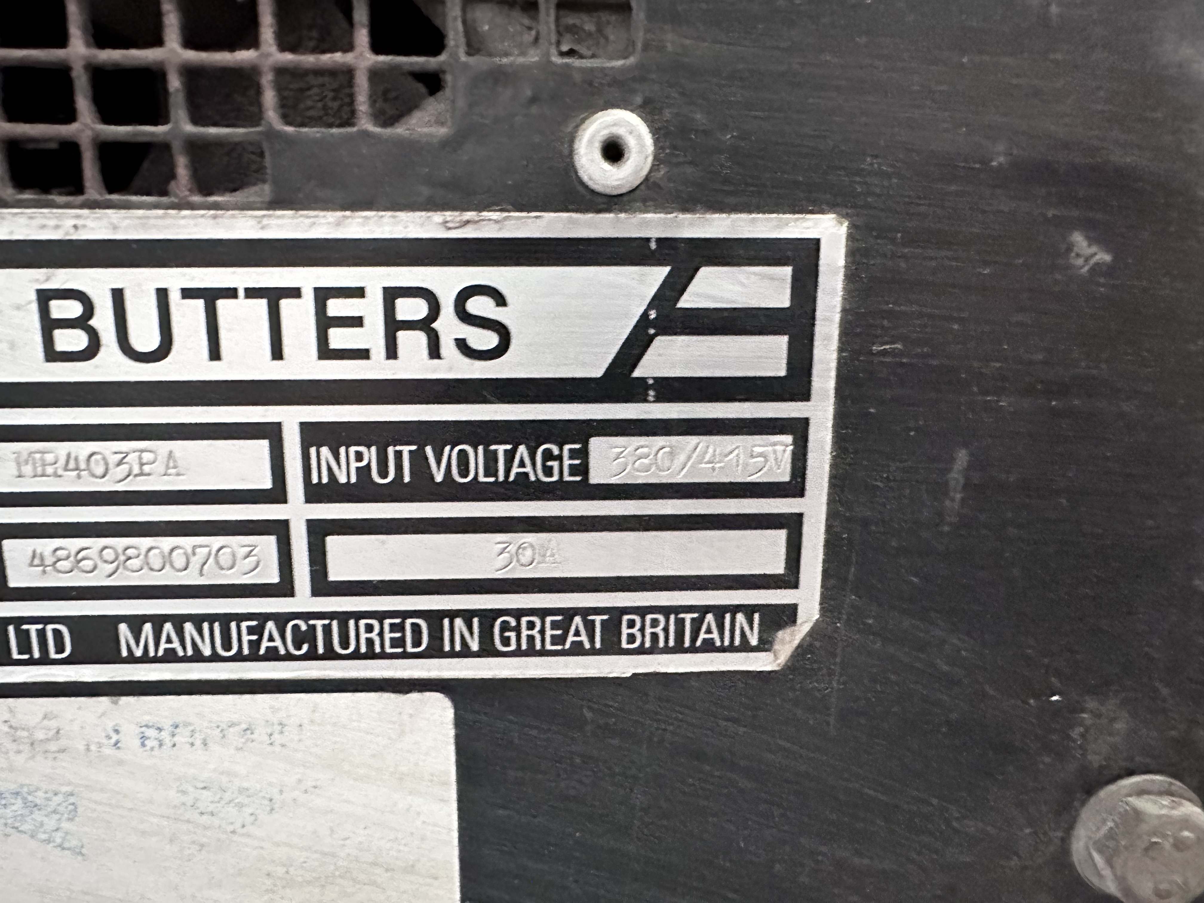 Butters MR403 FA (ISO Mig 400) Mig Welder