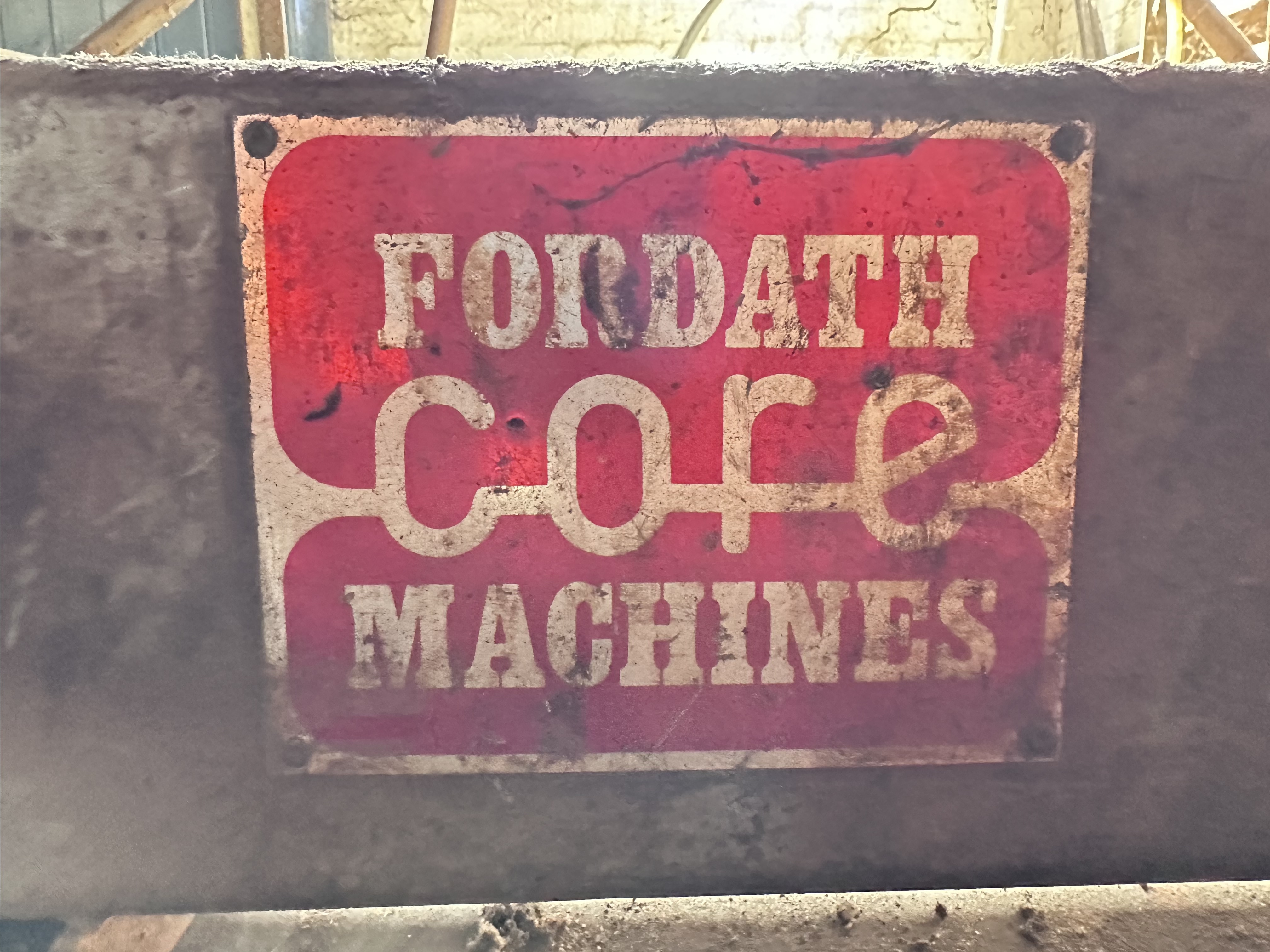 Fordath Sand Core Machine