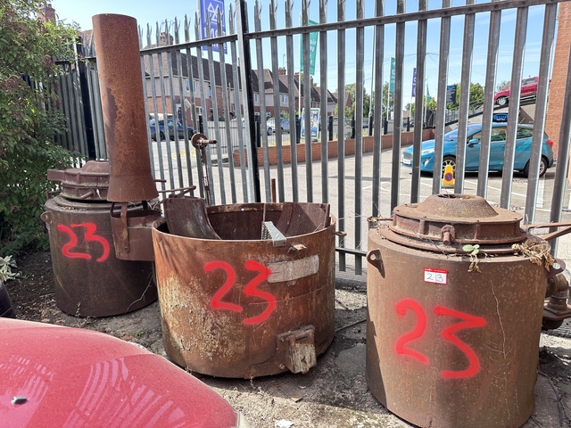 Various Gun Metal Furnaces