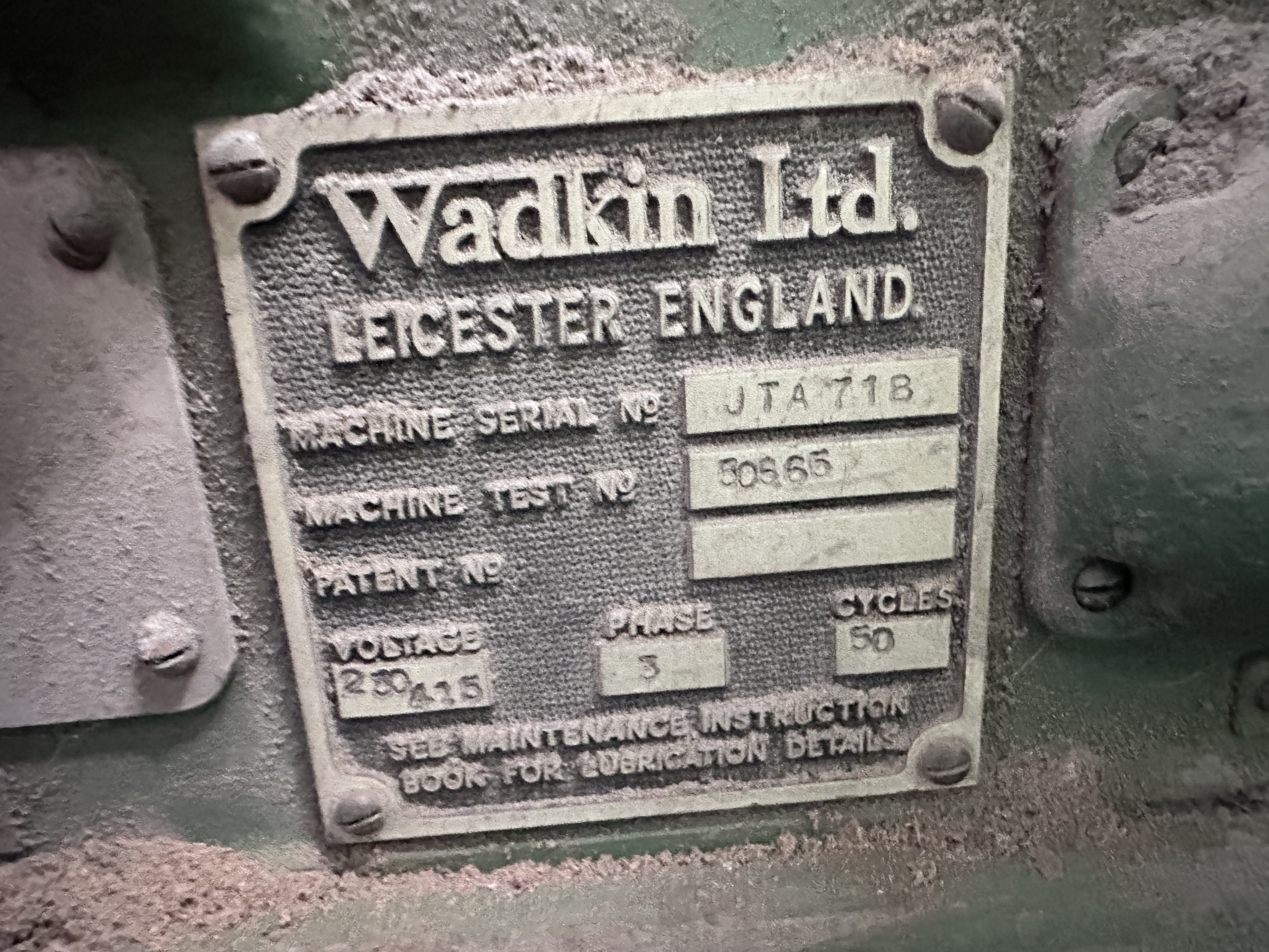 Wadkin 24" Disc & Bobbin Sander