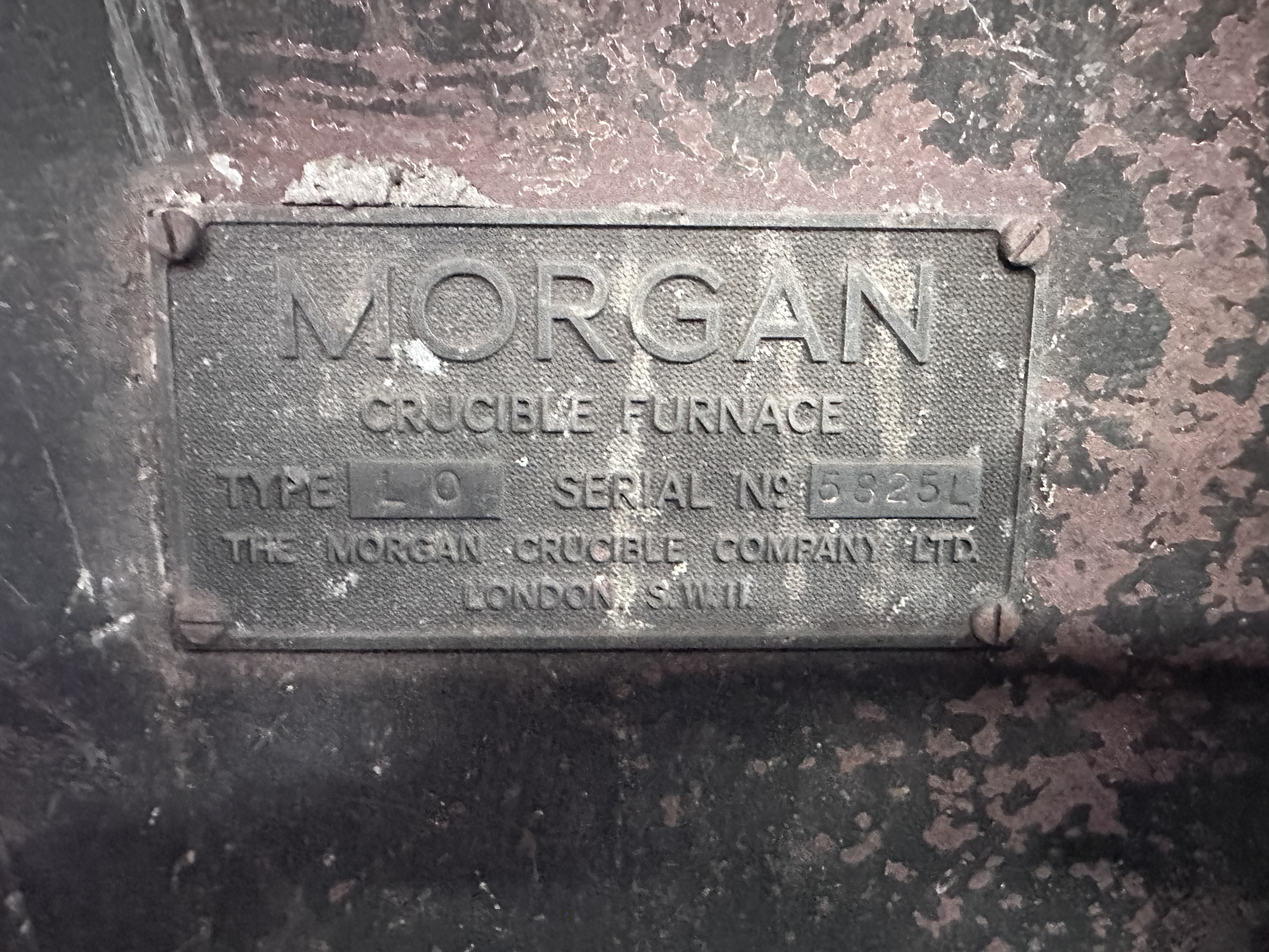 Morgan Copper Crucible Furnace Type LO