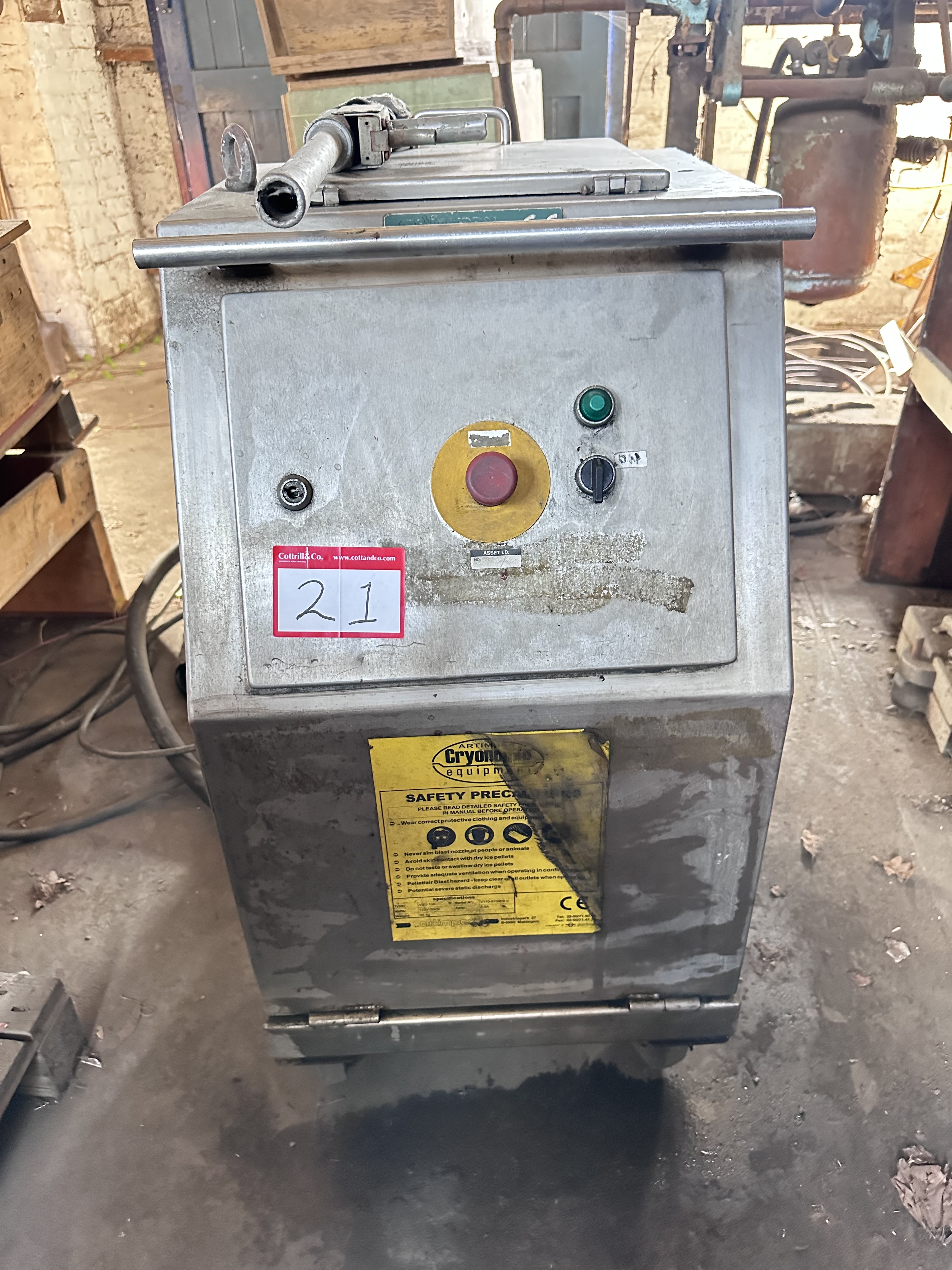 Artimpex Cryonic VSU 110 Dry Ice Blast Machine