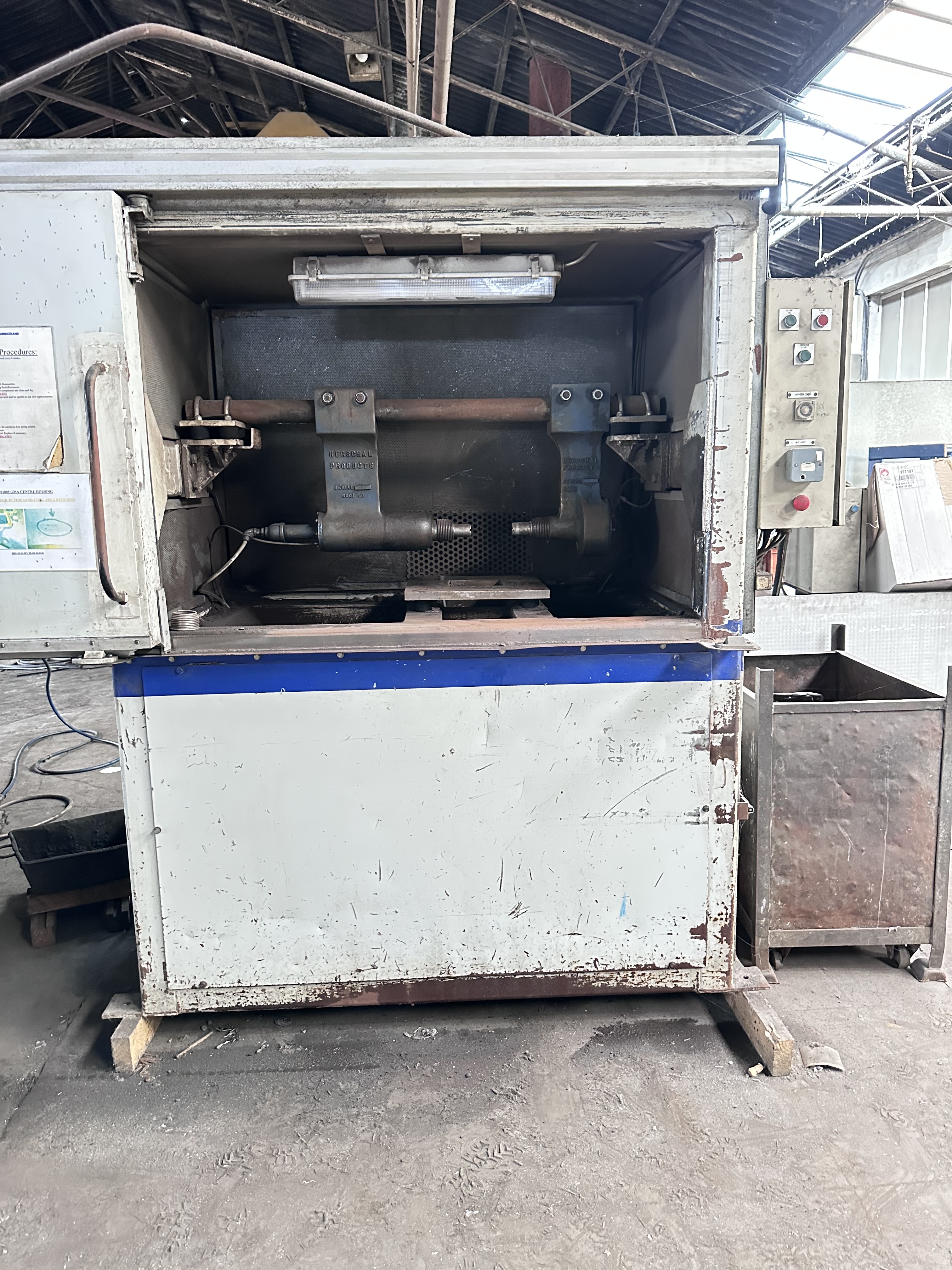 Buckley & Sullivan Cast Shell Mould Knock out Machine