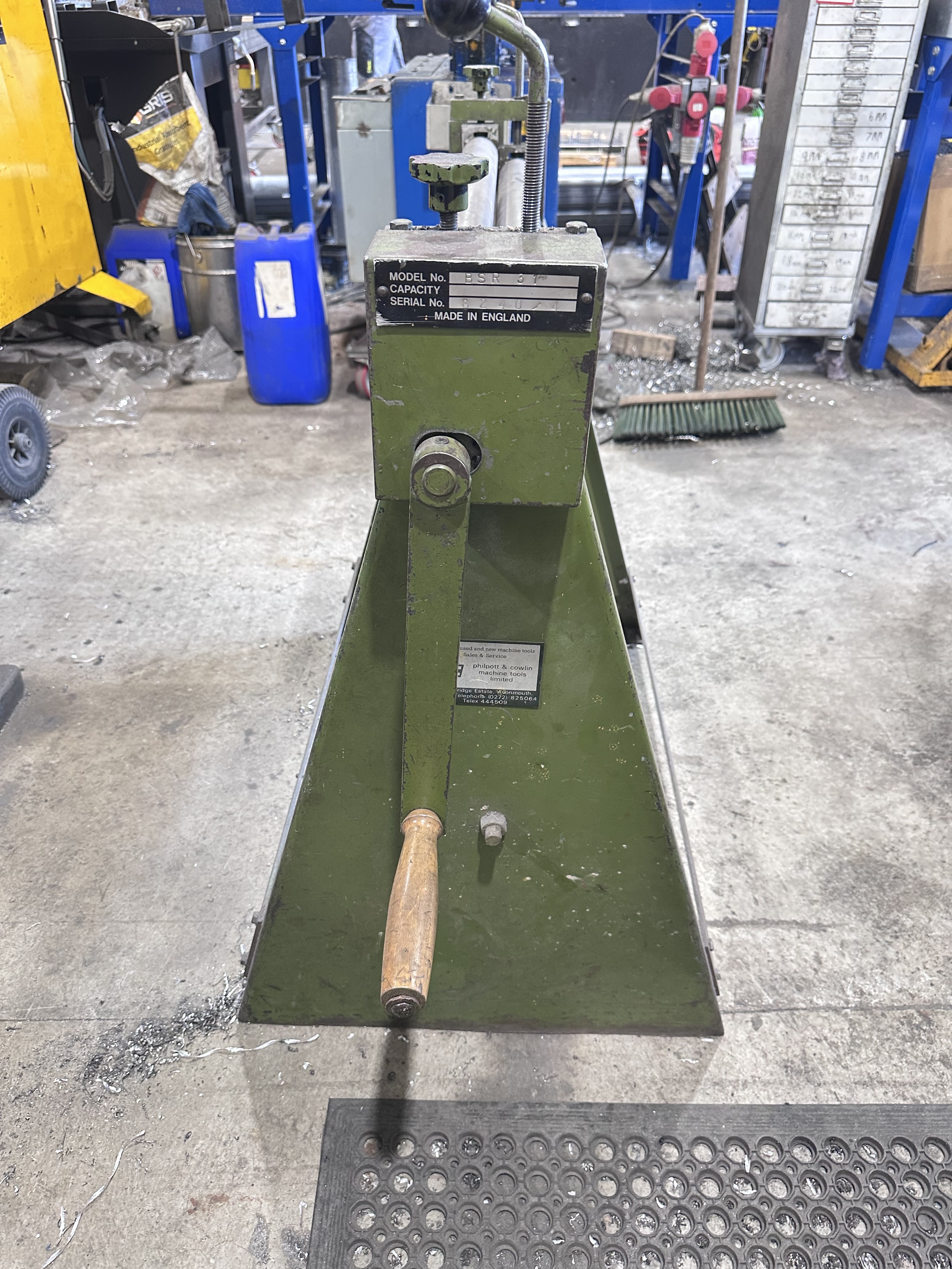 2ft Manual Bending Rolls, Model BSR 31