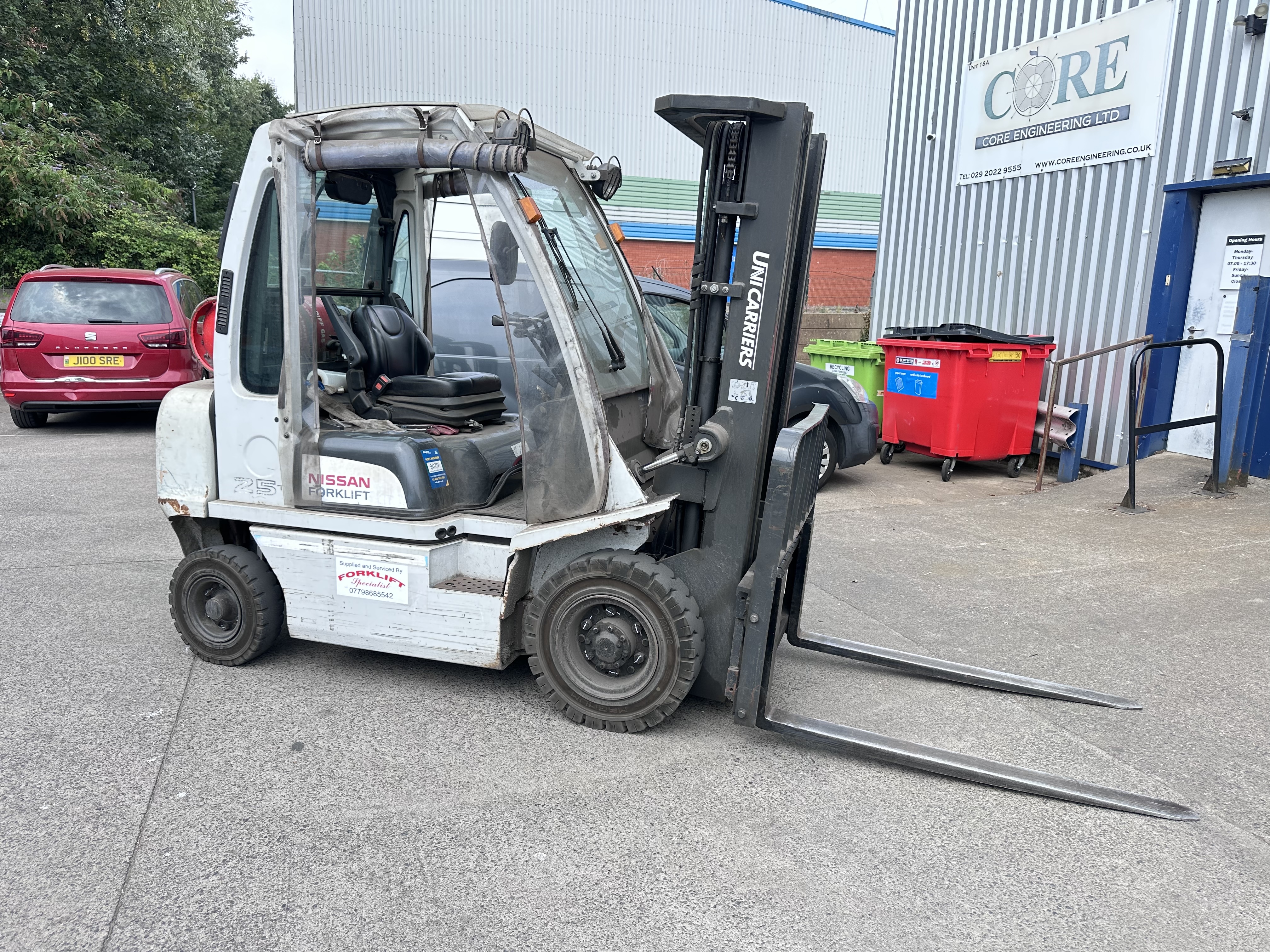 Nissan U1D2A25LQ 2.5T LPG Fork Lift Truck (2013)