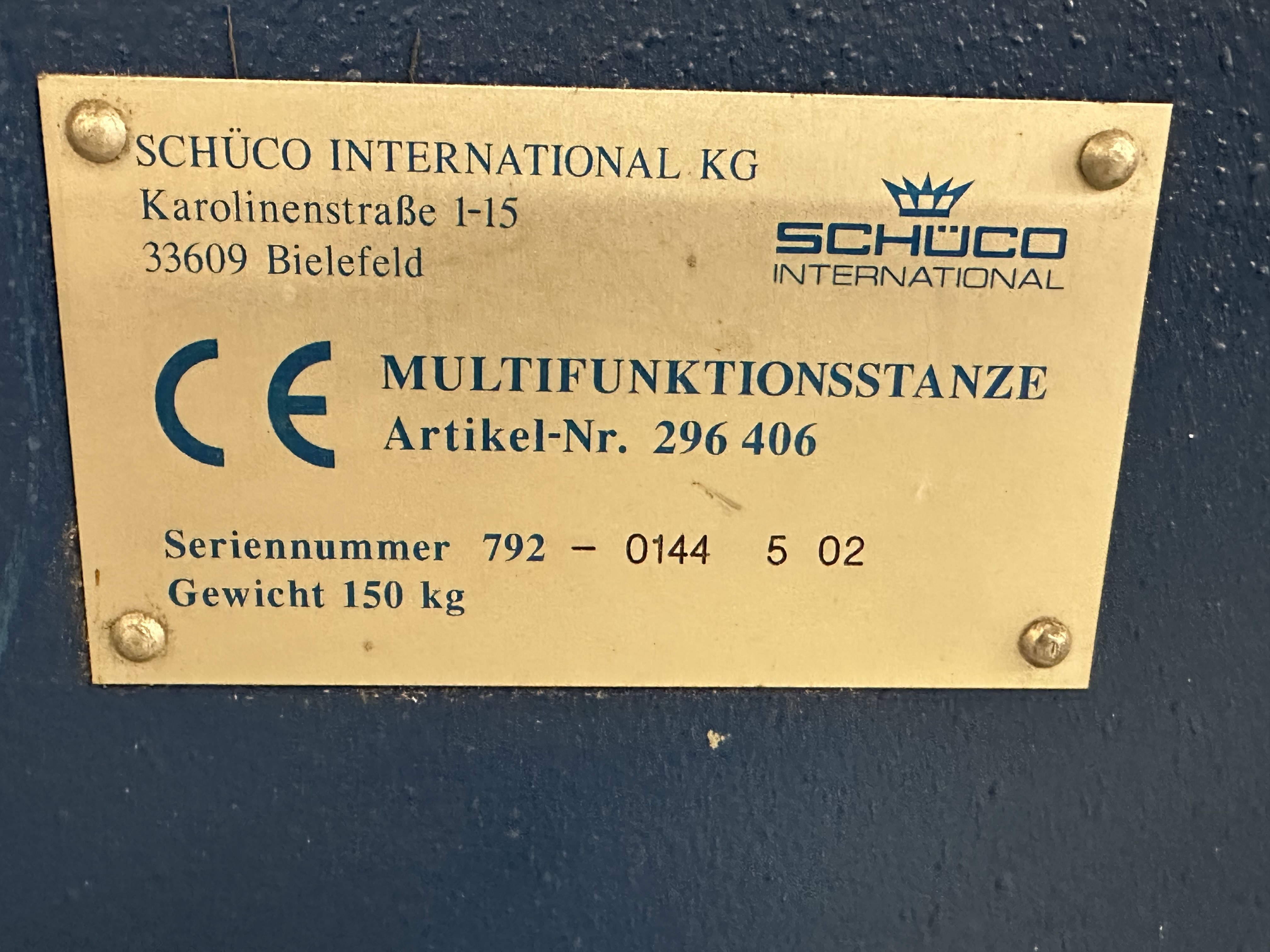 Schuco 296 406 Multifunction Press (2002)
