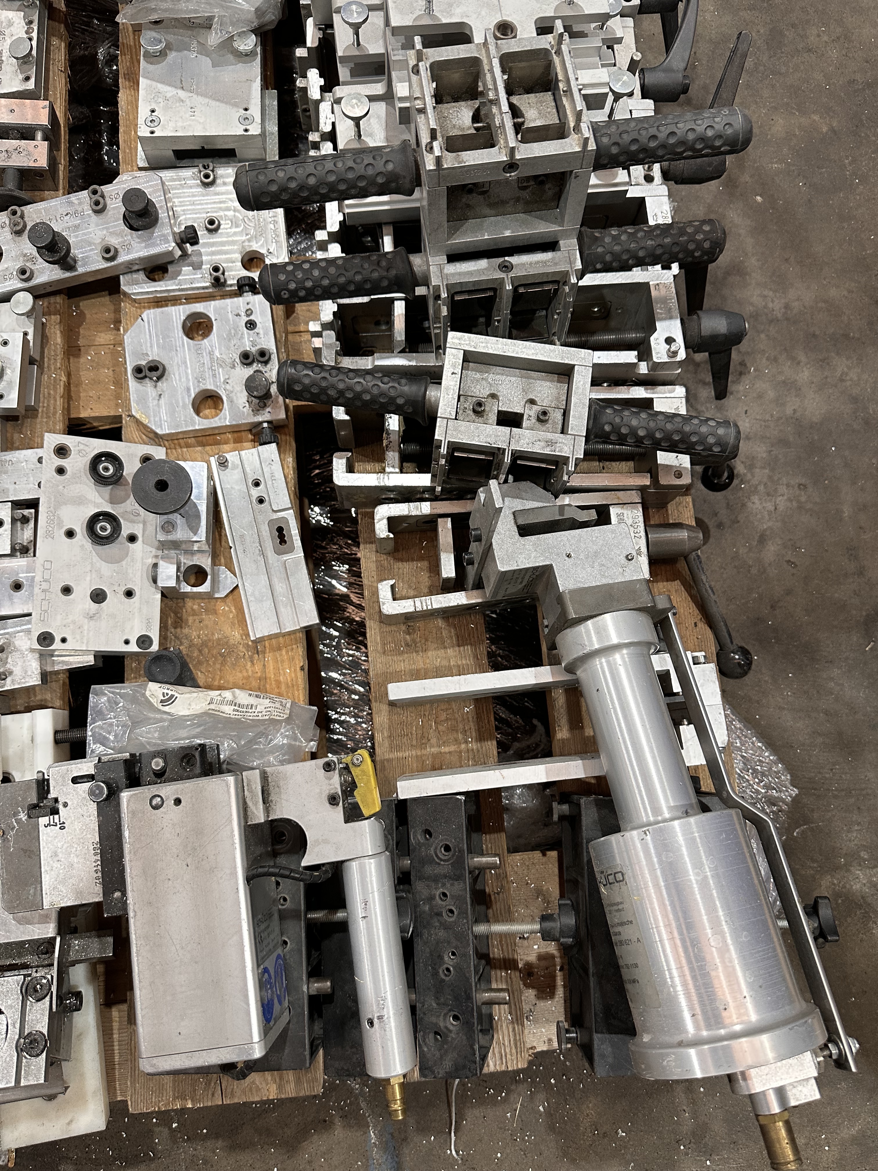 Selection of Schuco Jigs & Fixtures for Profile Drilling & Forming