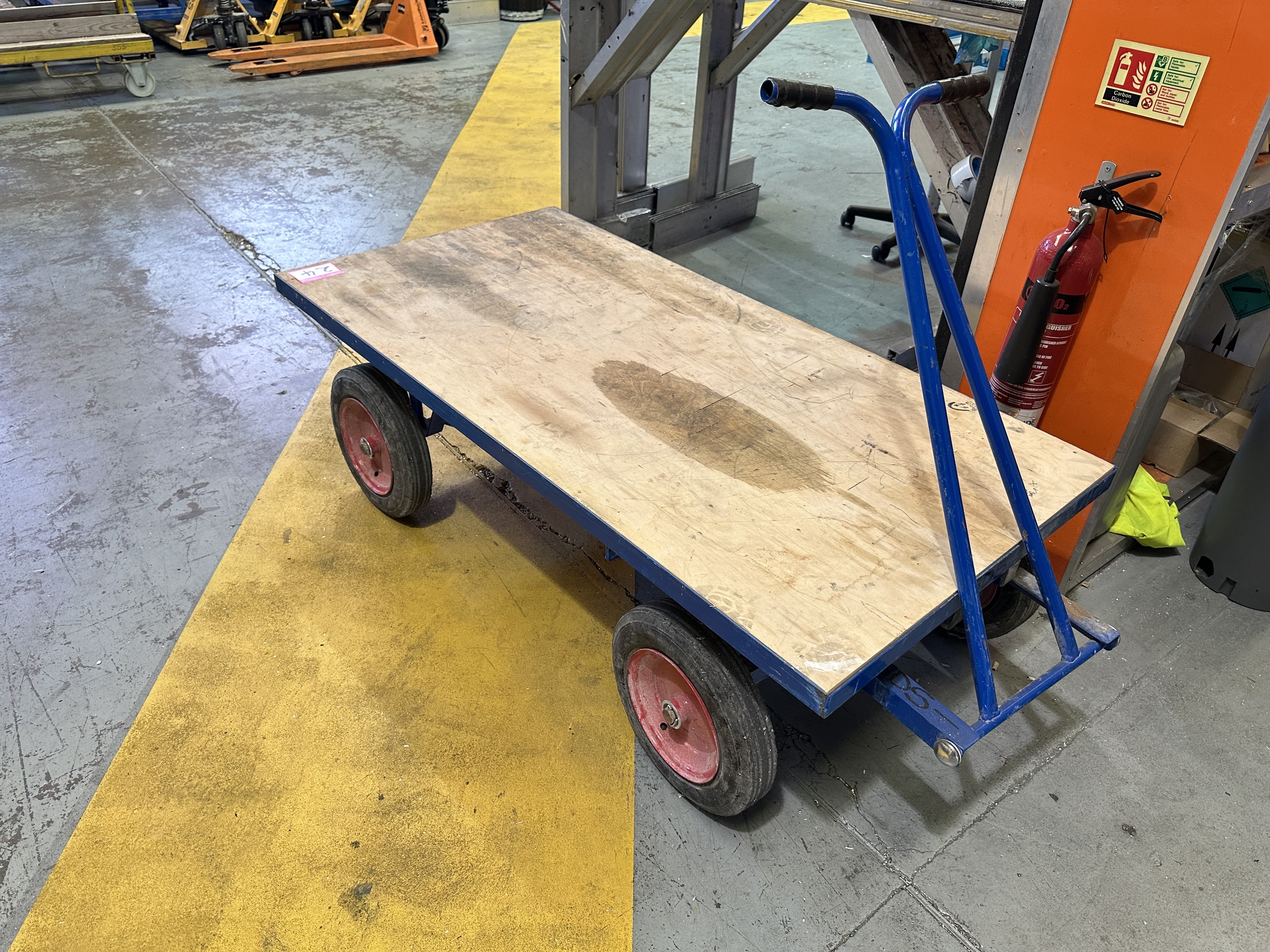 4 Wheel Steerable Platform Trolley