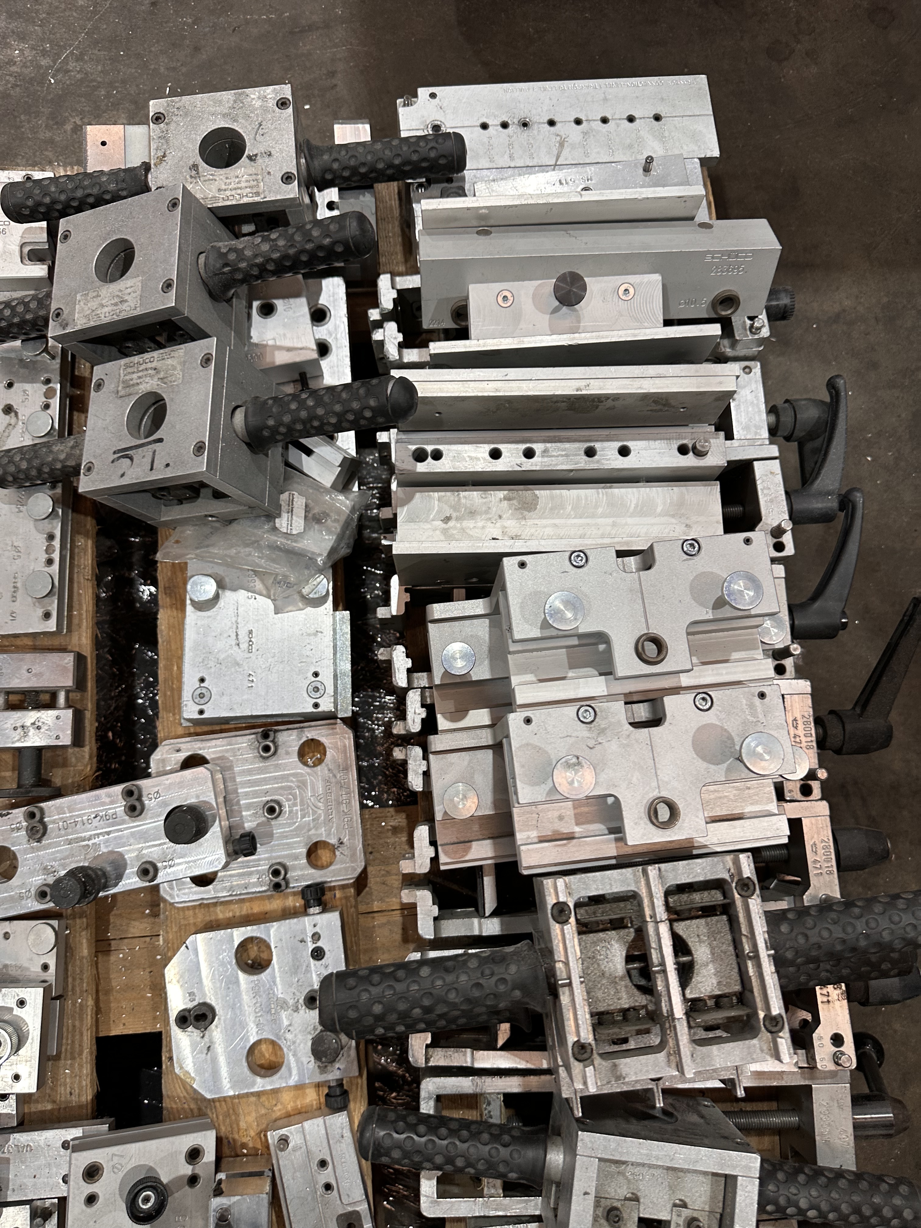 Selection of Schuco Jigs & Fixtures for Profile Drilling & Forming
