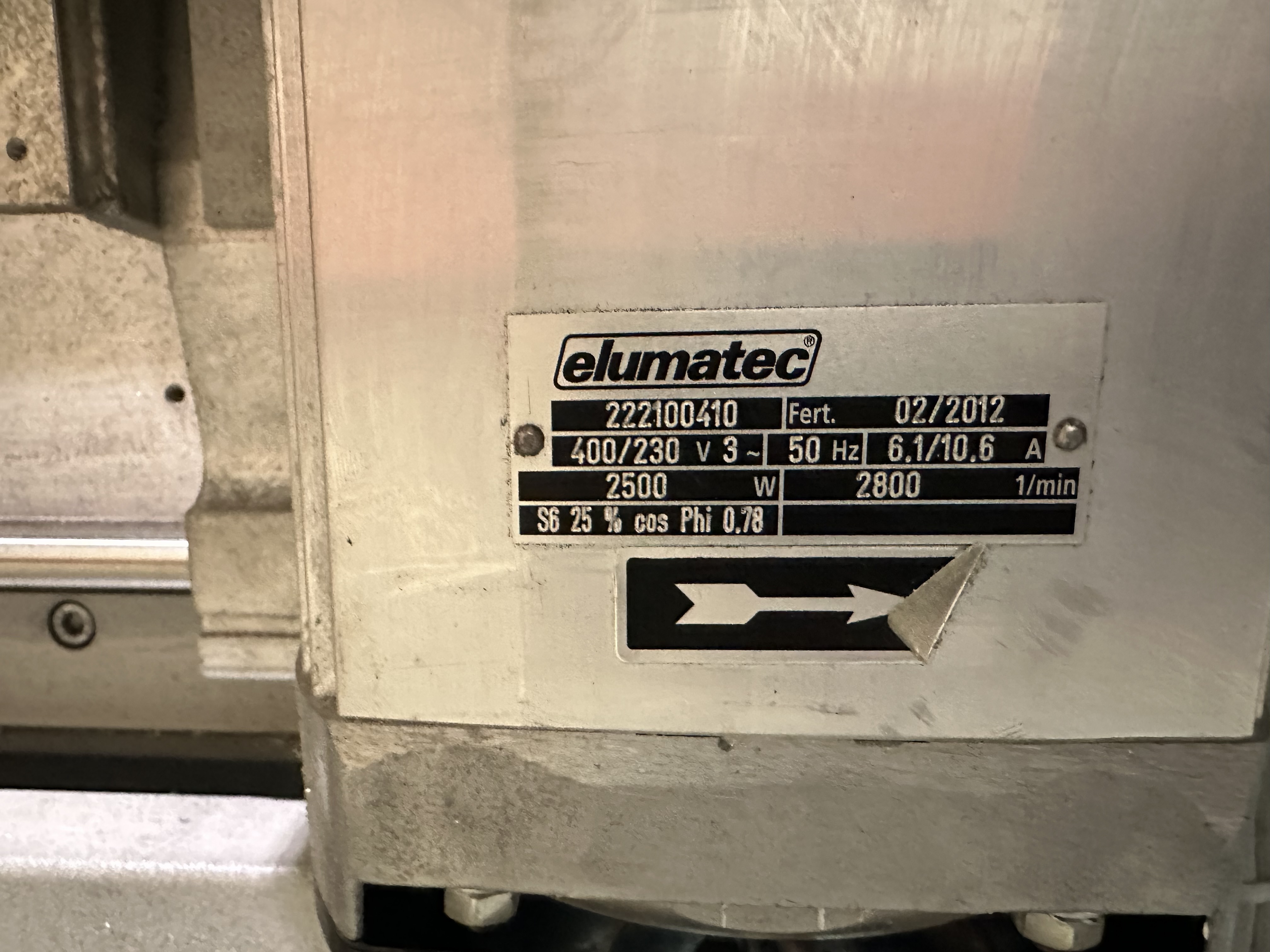 Elumatec AF 222 End Milling Machine (2012)