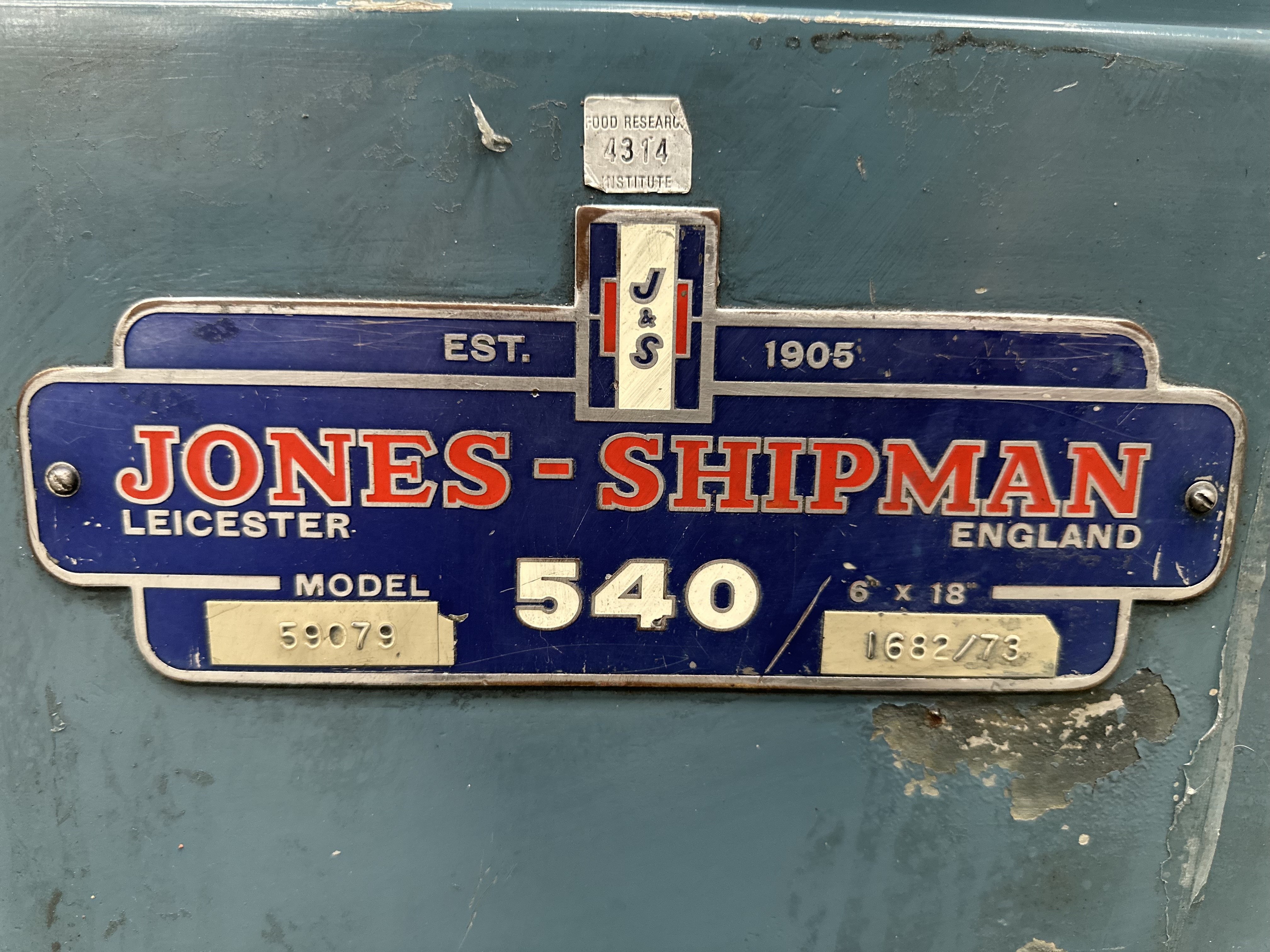 Jones & Shipman 540 Surface Grinder 