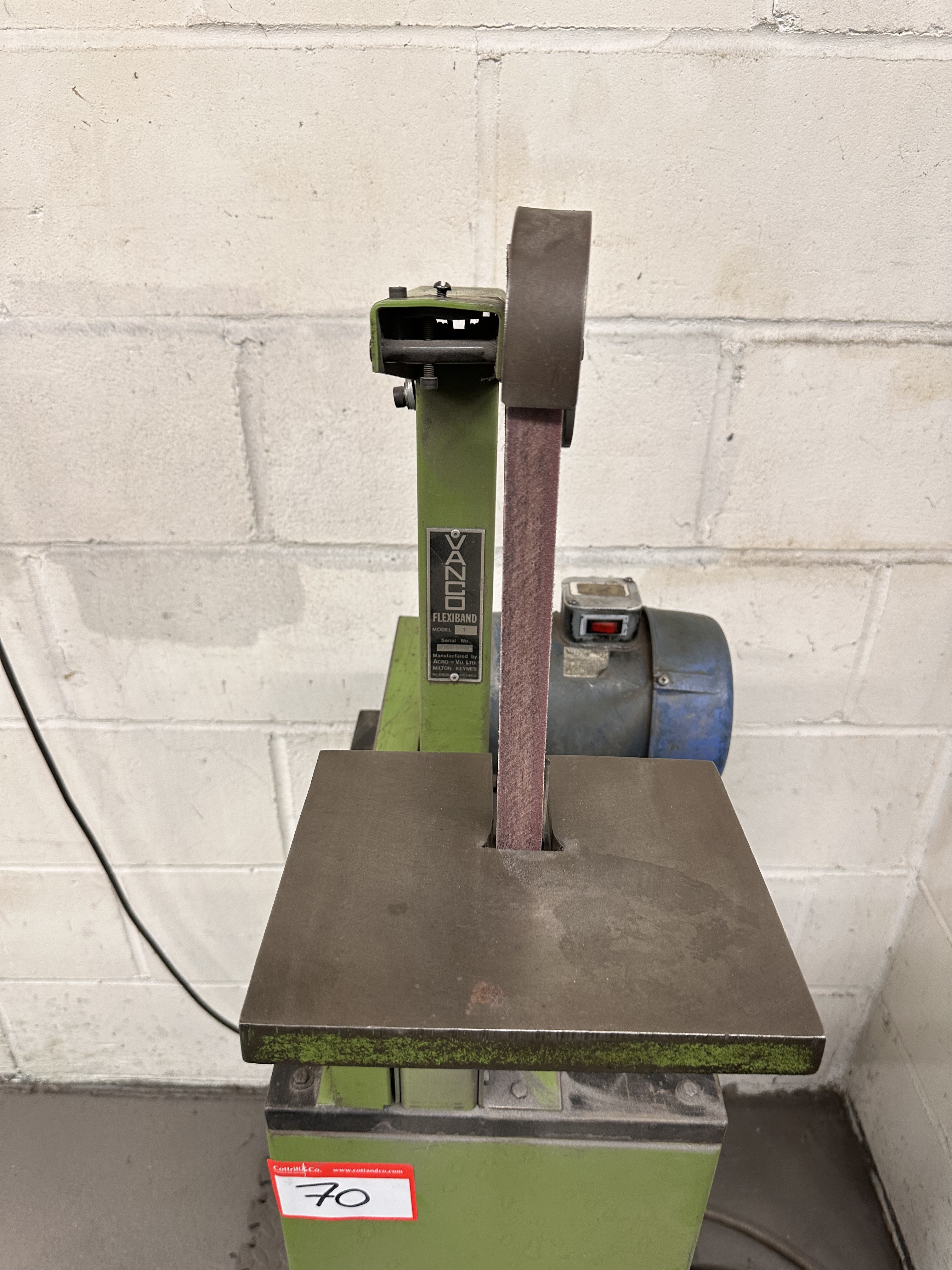 Floor Standing Vanco Flexiband Linisher