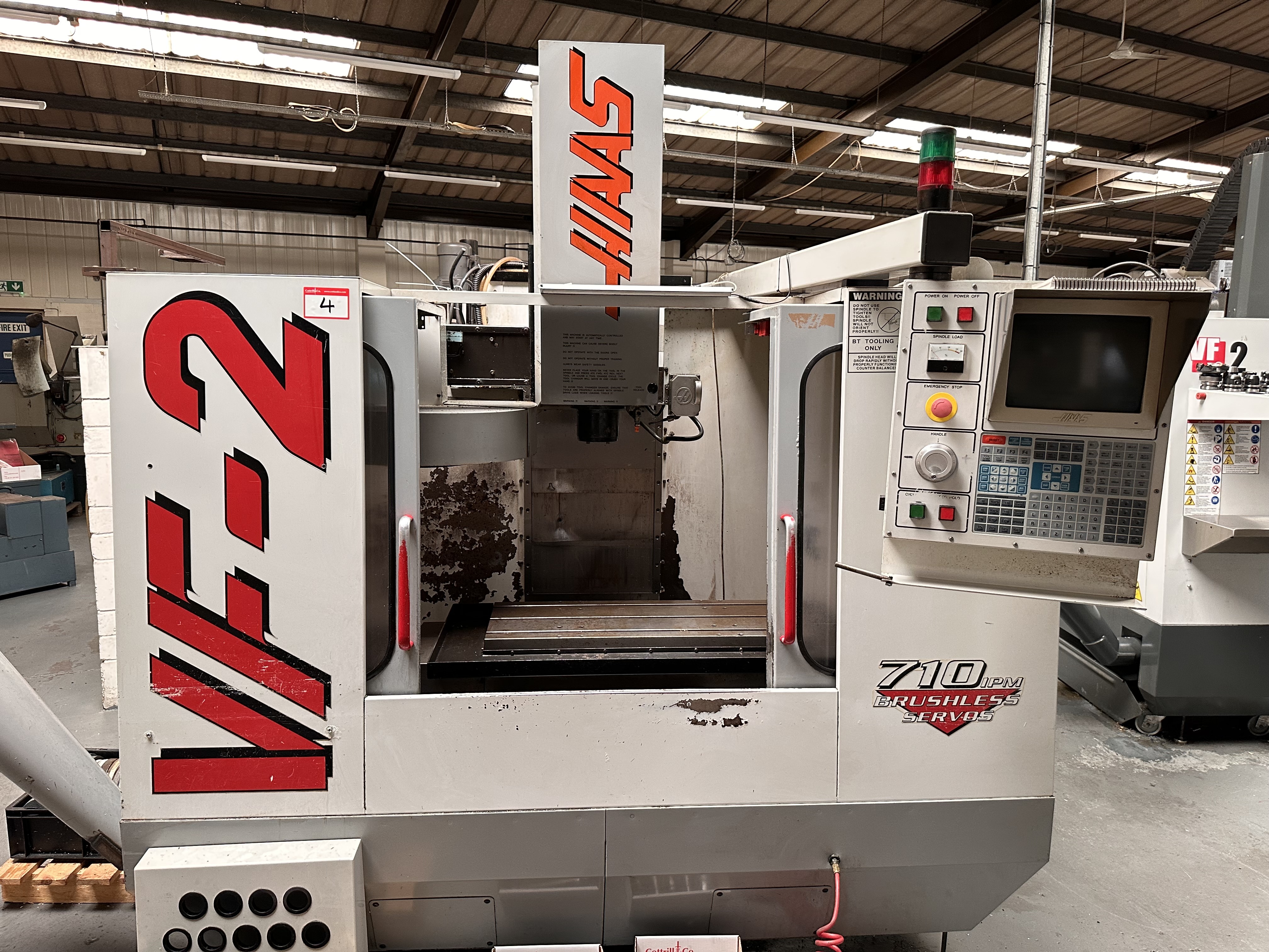 Haas VF-2 CNC Vertical Machining Centre with Haas Control. (04/1997)