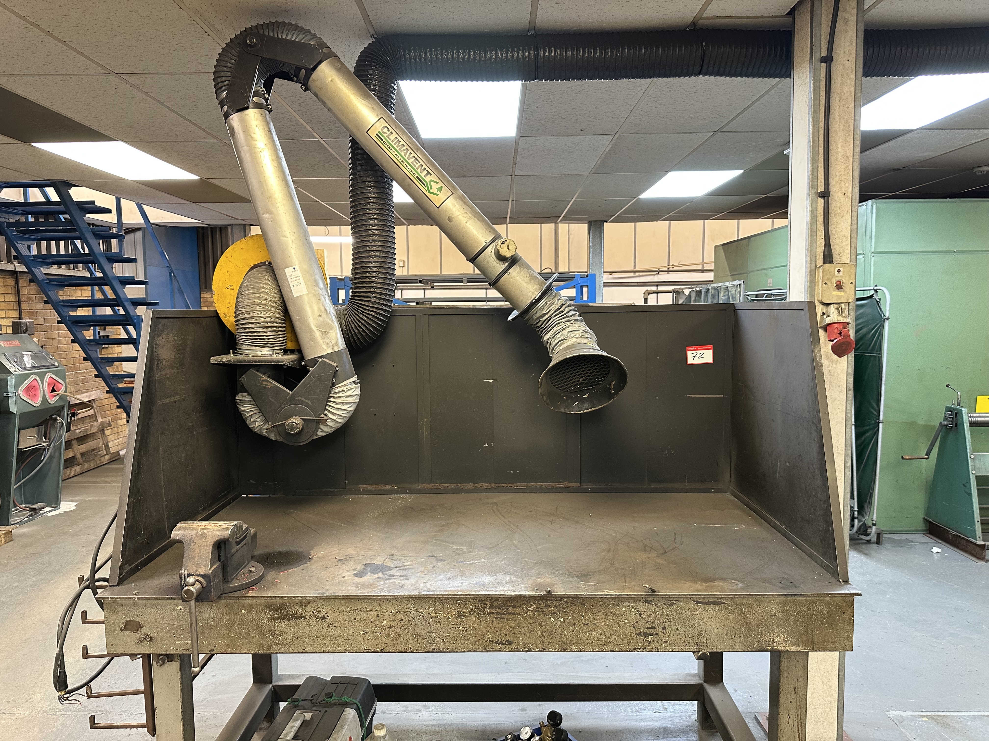 Steel Welding Bench with Climavent Extractor