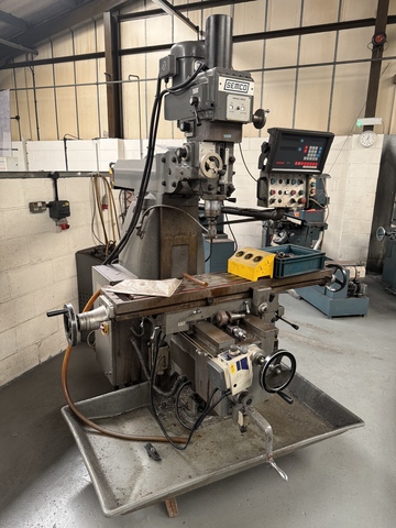 Semco LC-20VSG Turret Mill, Newall DRO