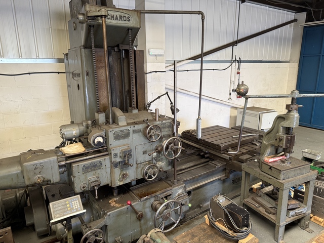 Richards PRT Table Type Horizontal Boring/Drilling Machine